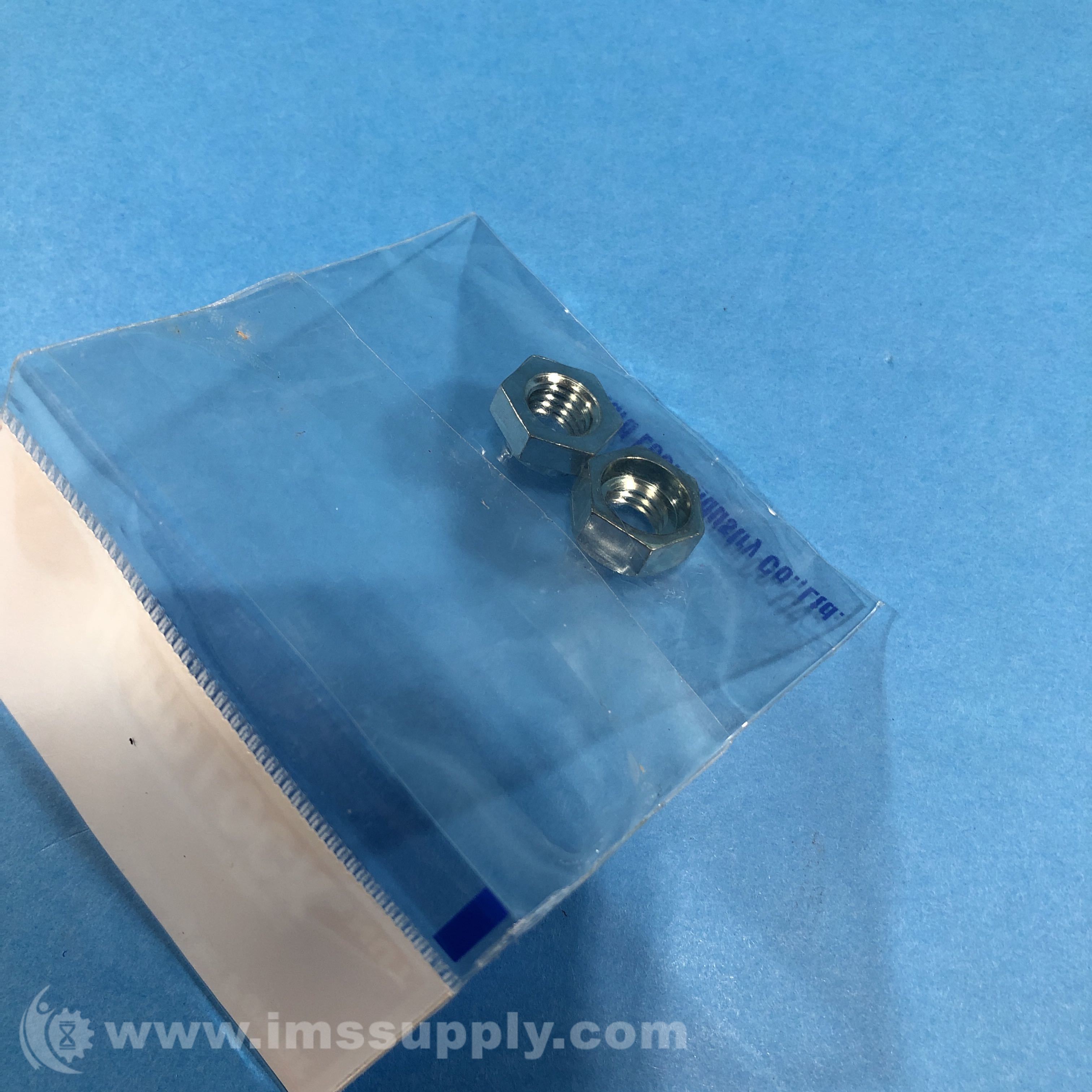 Hardlock Industry Bag of 2 Steel Hex Hard Locking Nuts - IMS Supply