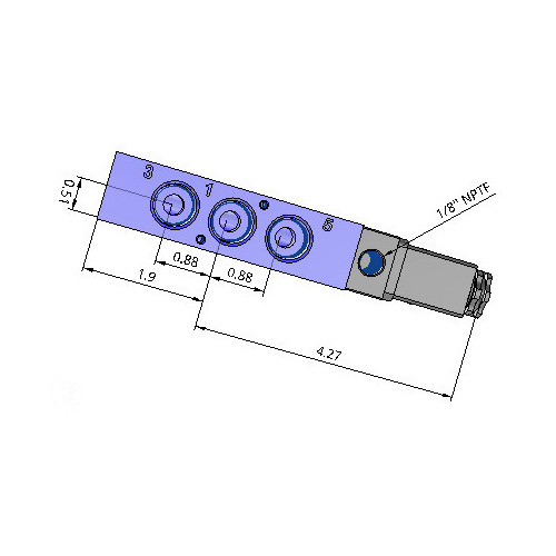 Automatic Valve L2004AAWRAABC 5/2 Solenoid Valve IMS Supply