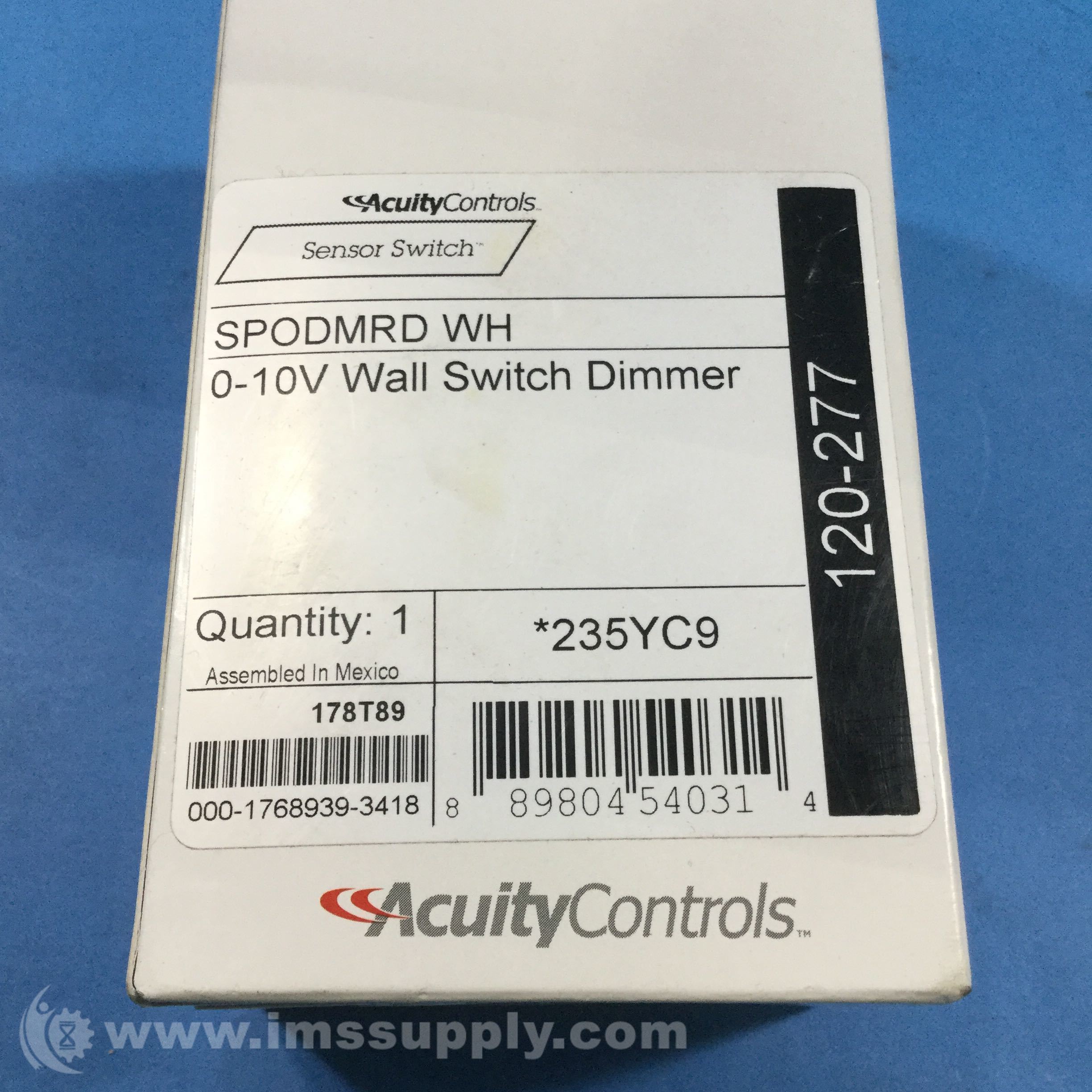 Acuity Controls SPODMRD WH IMS Supply