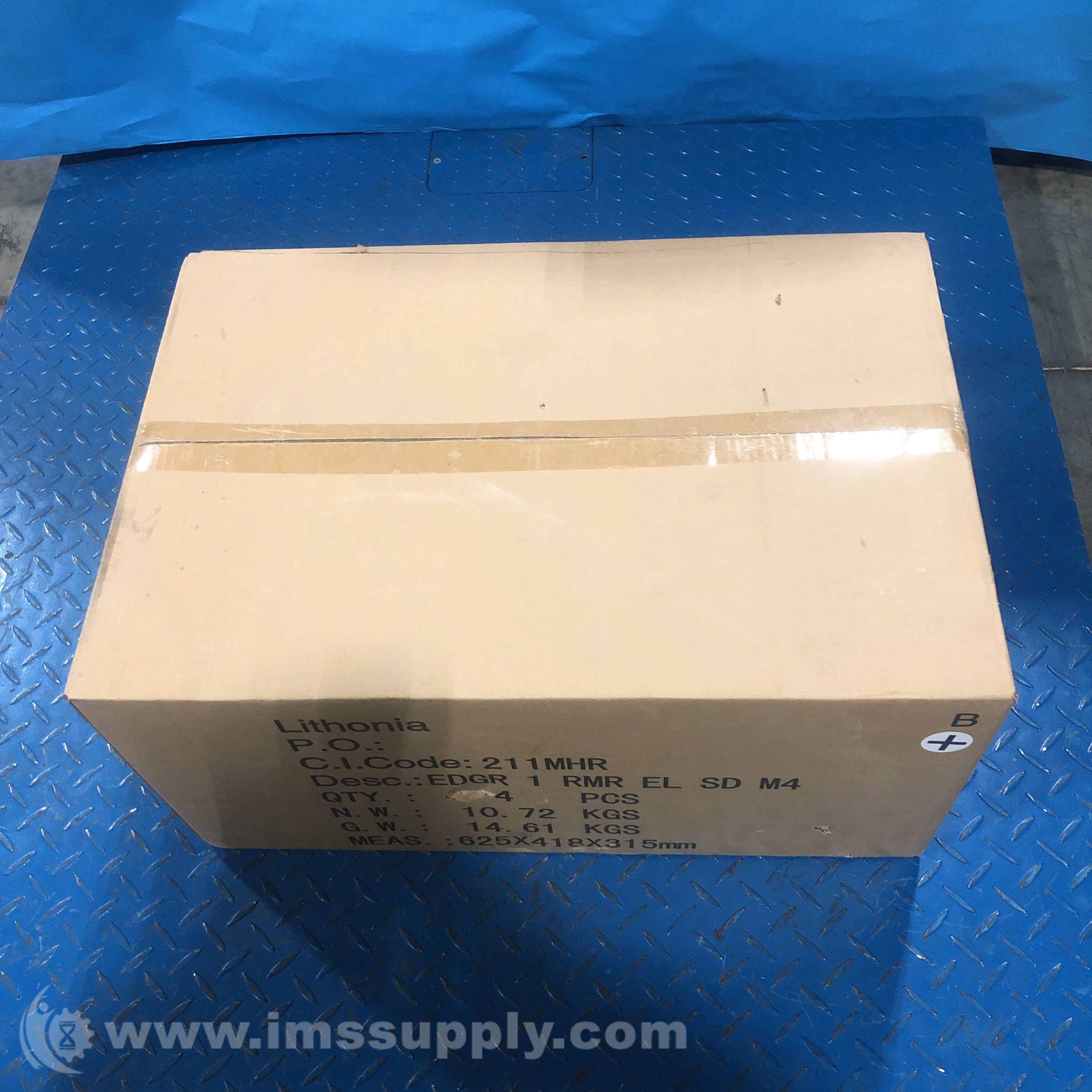 Lithonia EDGR 1 RMR EL SD M4 Recessed LED Exit Sign - IMS Supply