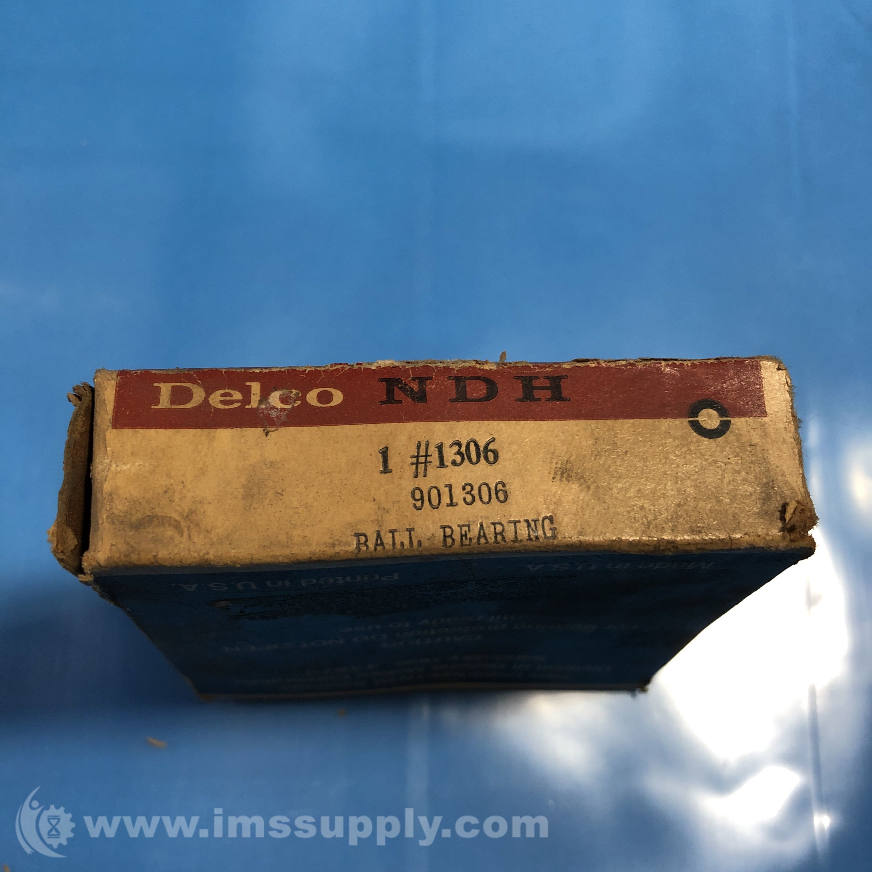 NDH Bearing 1306 Single Row Ball Bearing IMS Supply