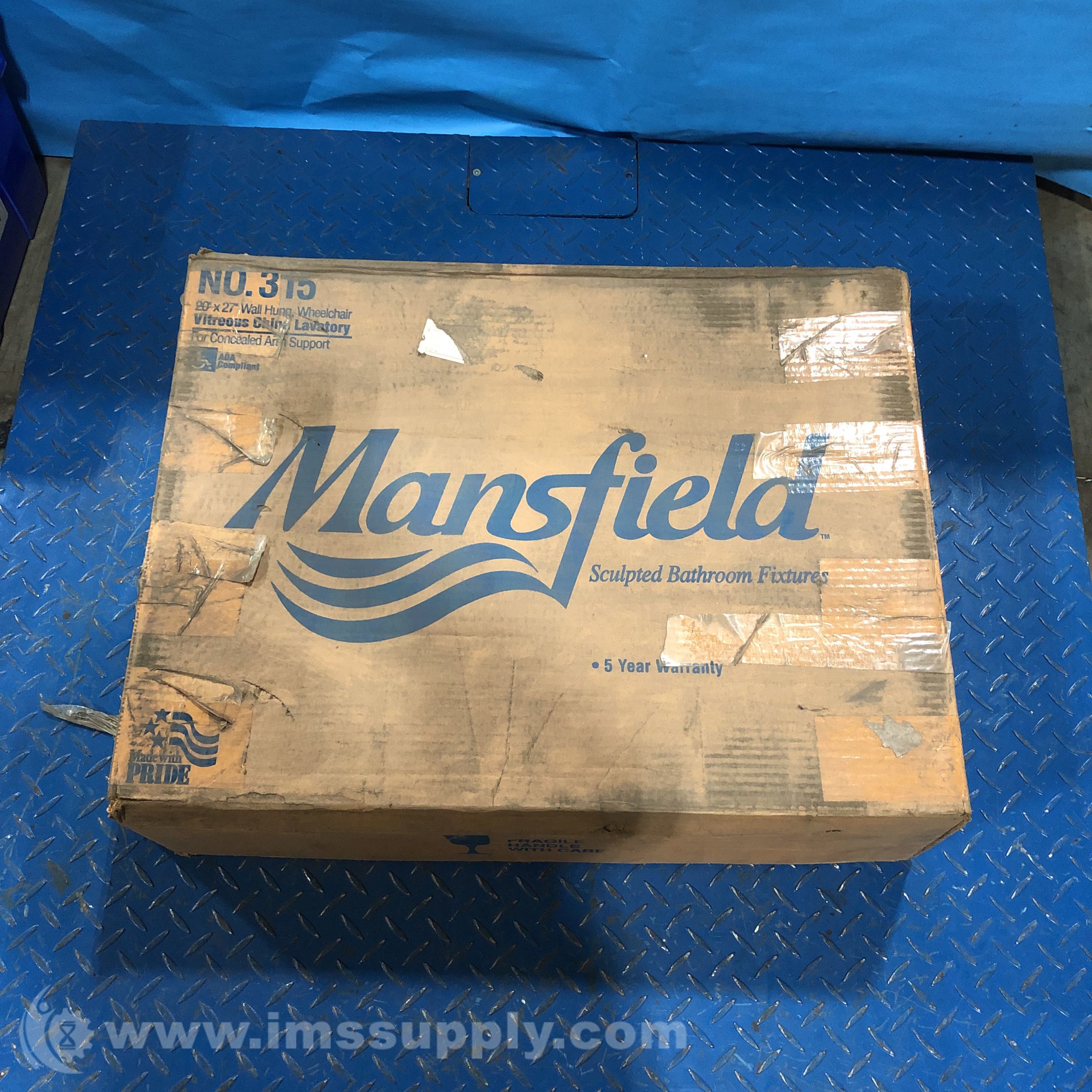 Mansfield Plumbing Products 315410040 Wall Mounted Bathroom Sink IMS