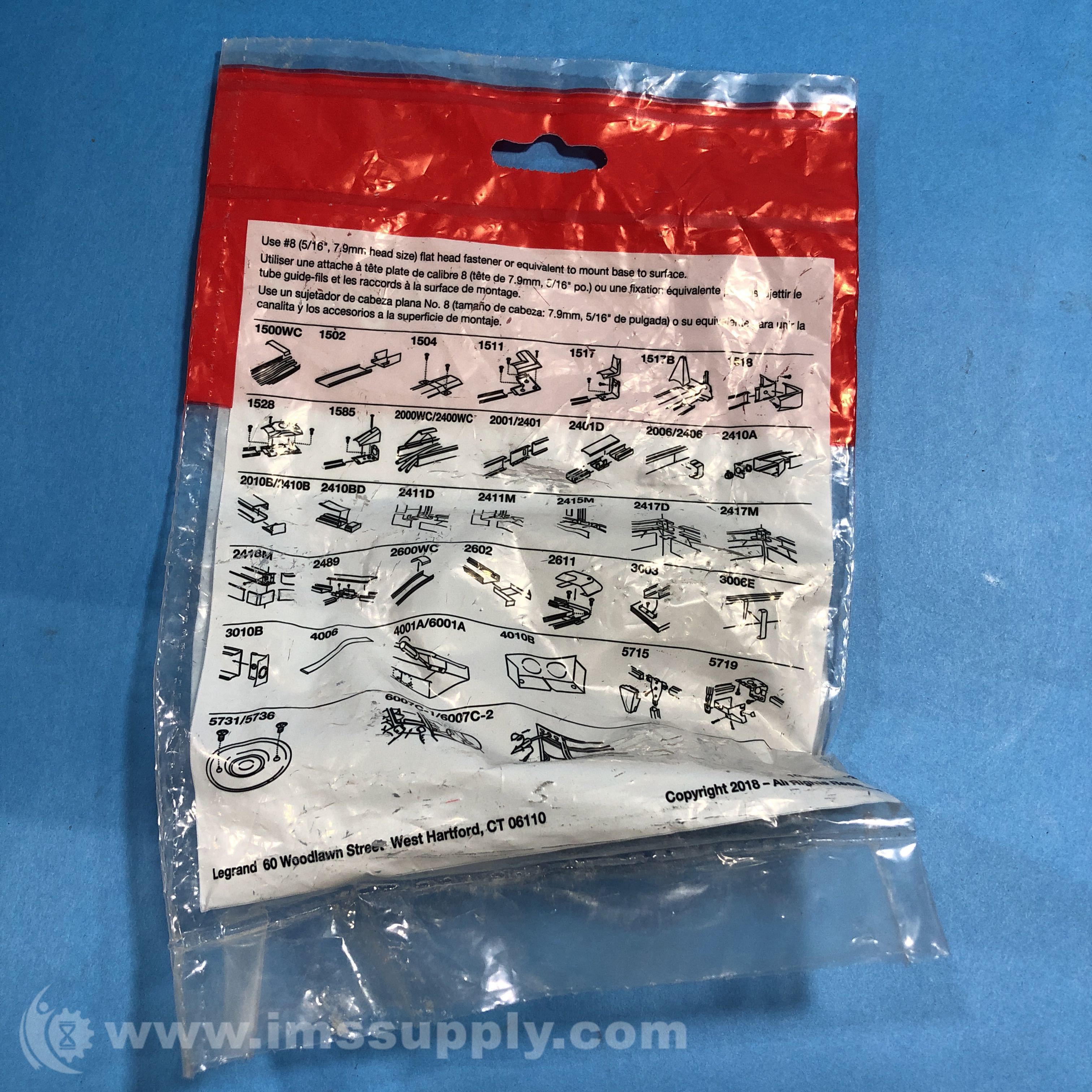 Legrand G3010B 3000 Series Surface Metal Raceway Fitting IMS Supply