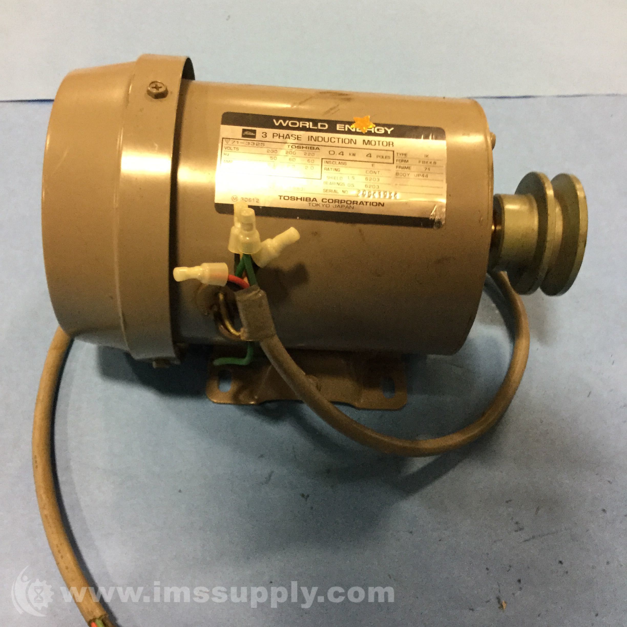 スストア TOSHIBA 5馬力 モーター 3PHASE antiquesgriffinmill.co.uk