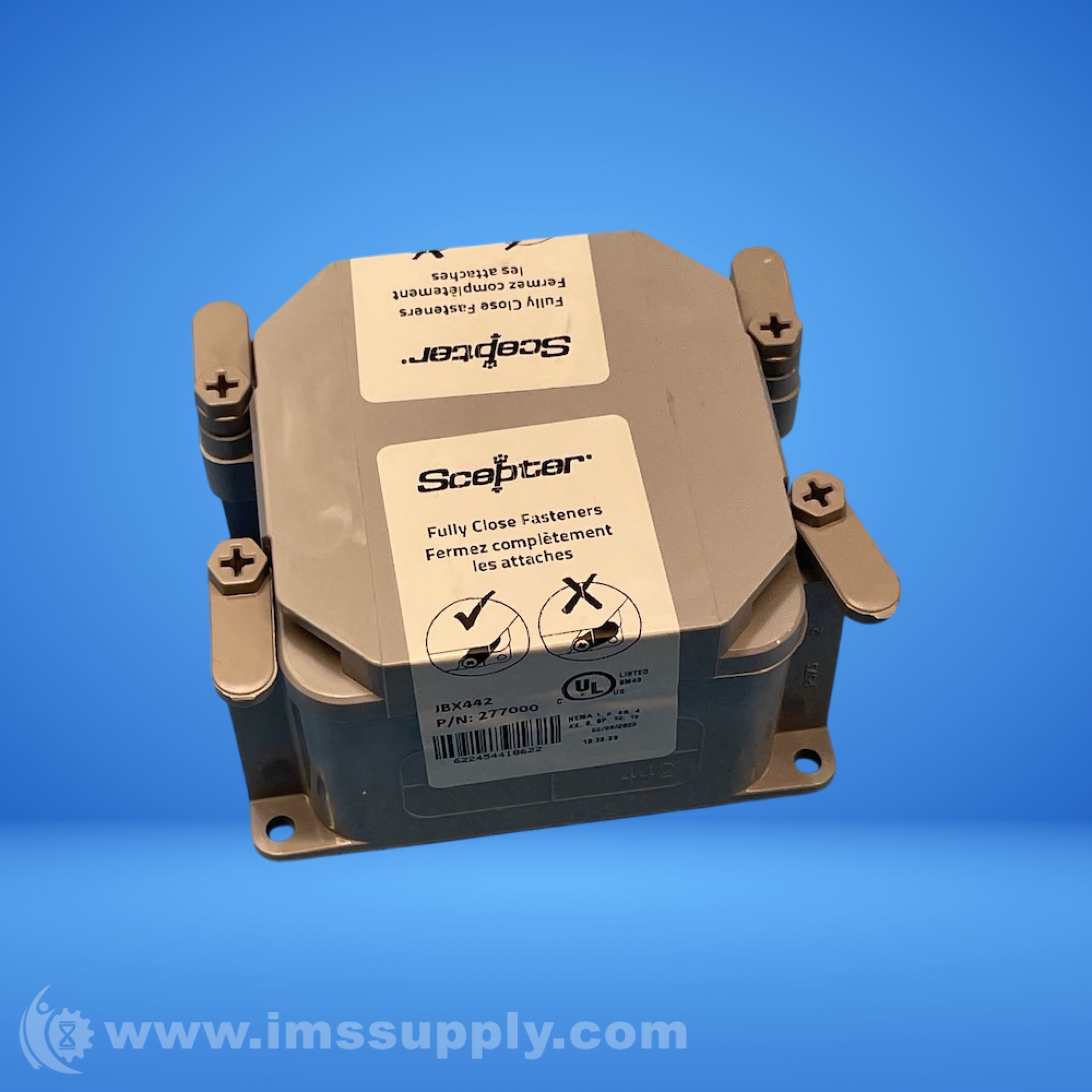 Scepter 277000 PVC Junction Box - IMS Supply