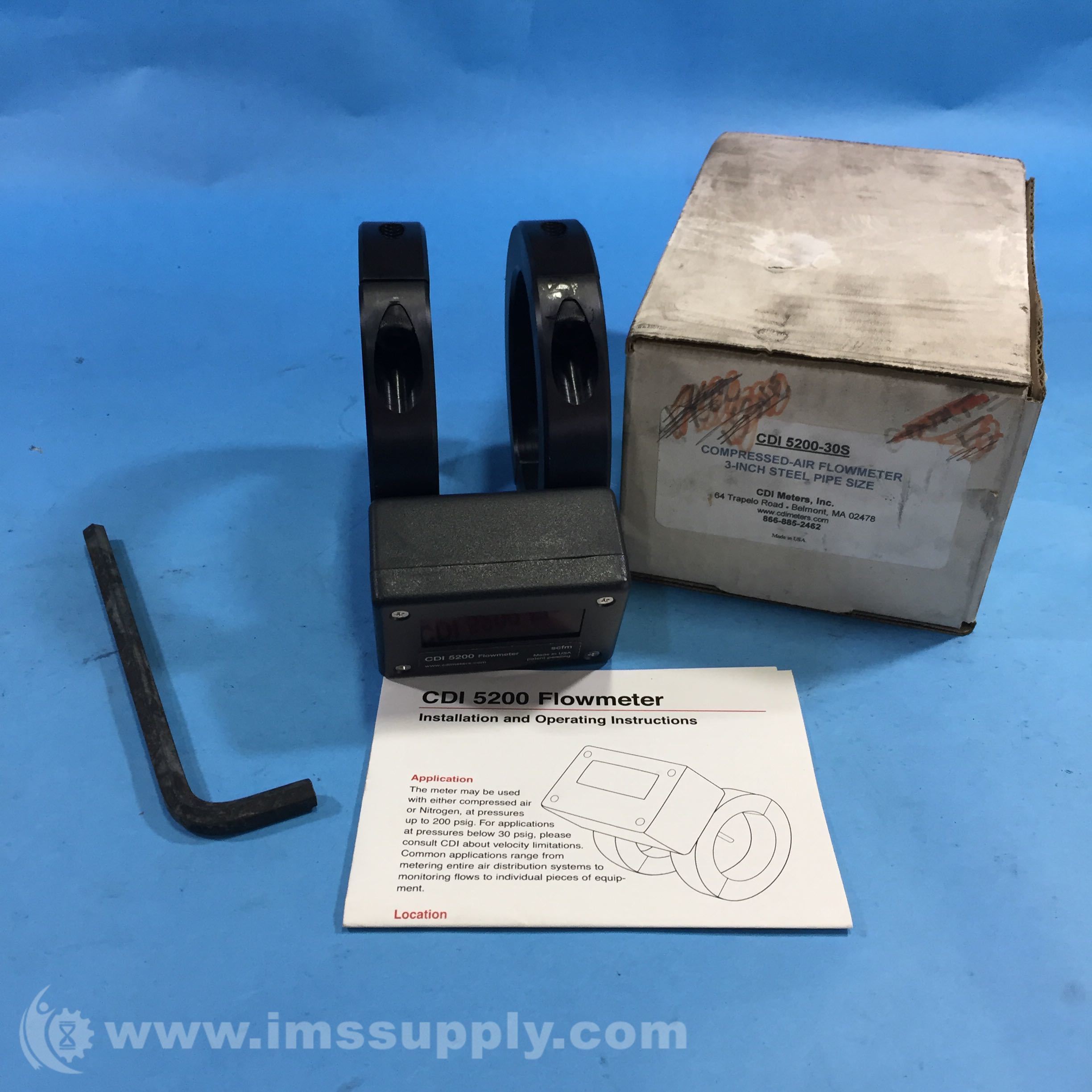 CDI Meters CDI 520030S Compressed Air Flowmeter IMS Supply