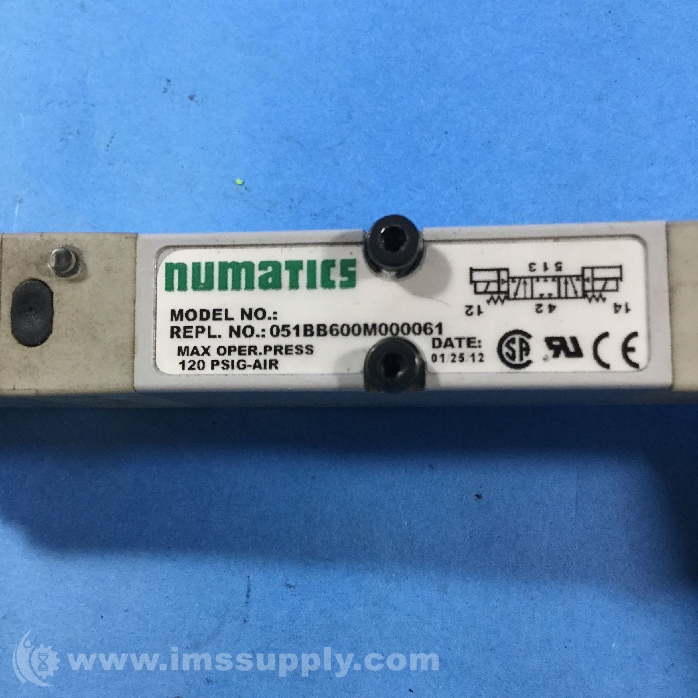 Numatics 051BB600M000061 4-Way Solenoid Valve - IMS Supply