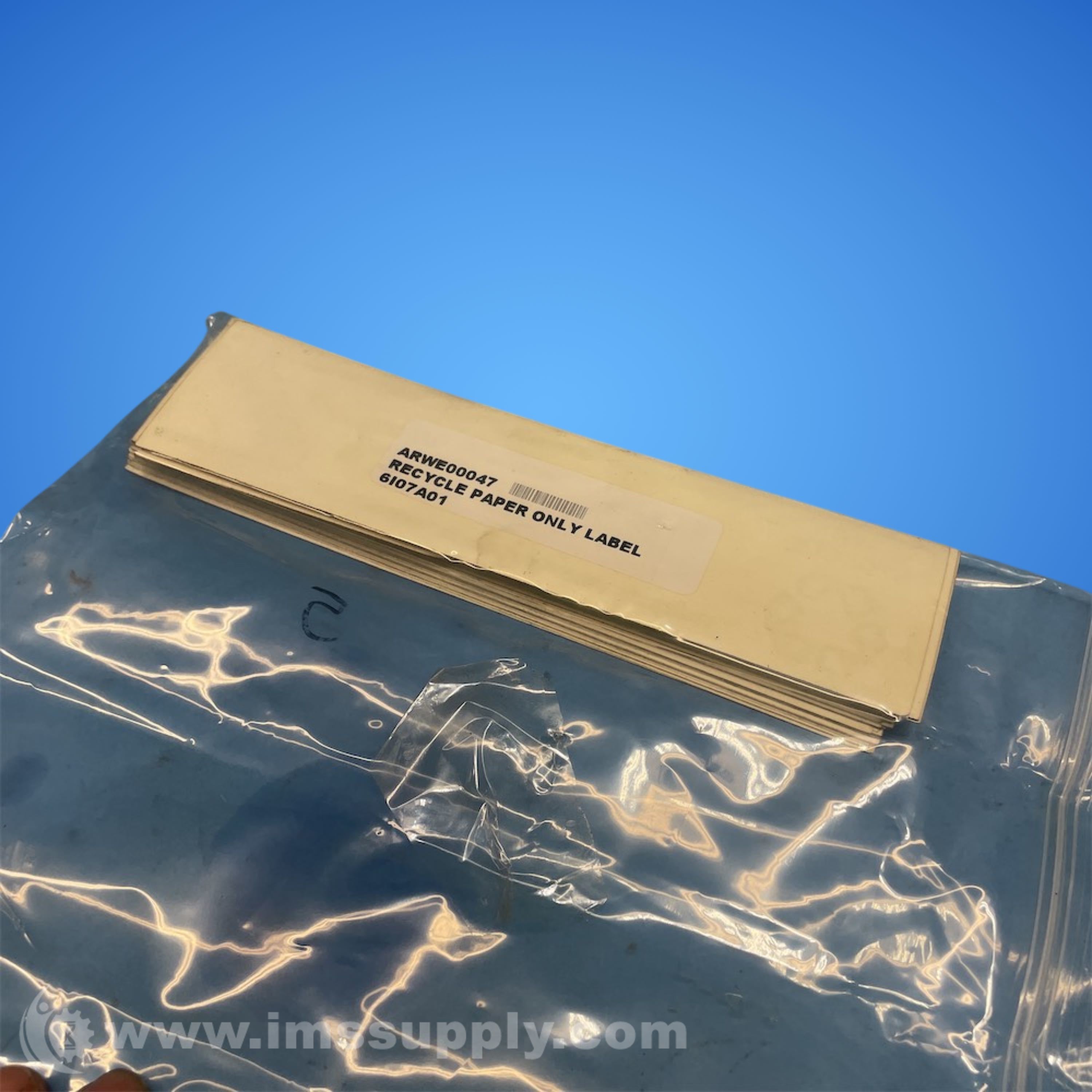 Paper Only Recycle Labels Bag of 59 - IMS Supply