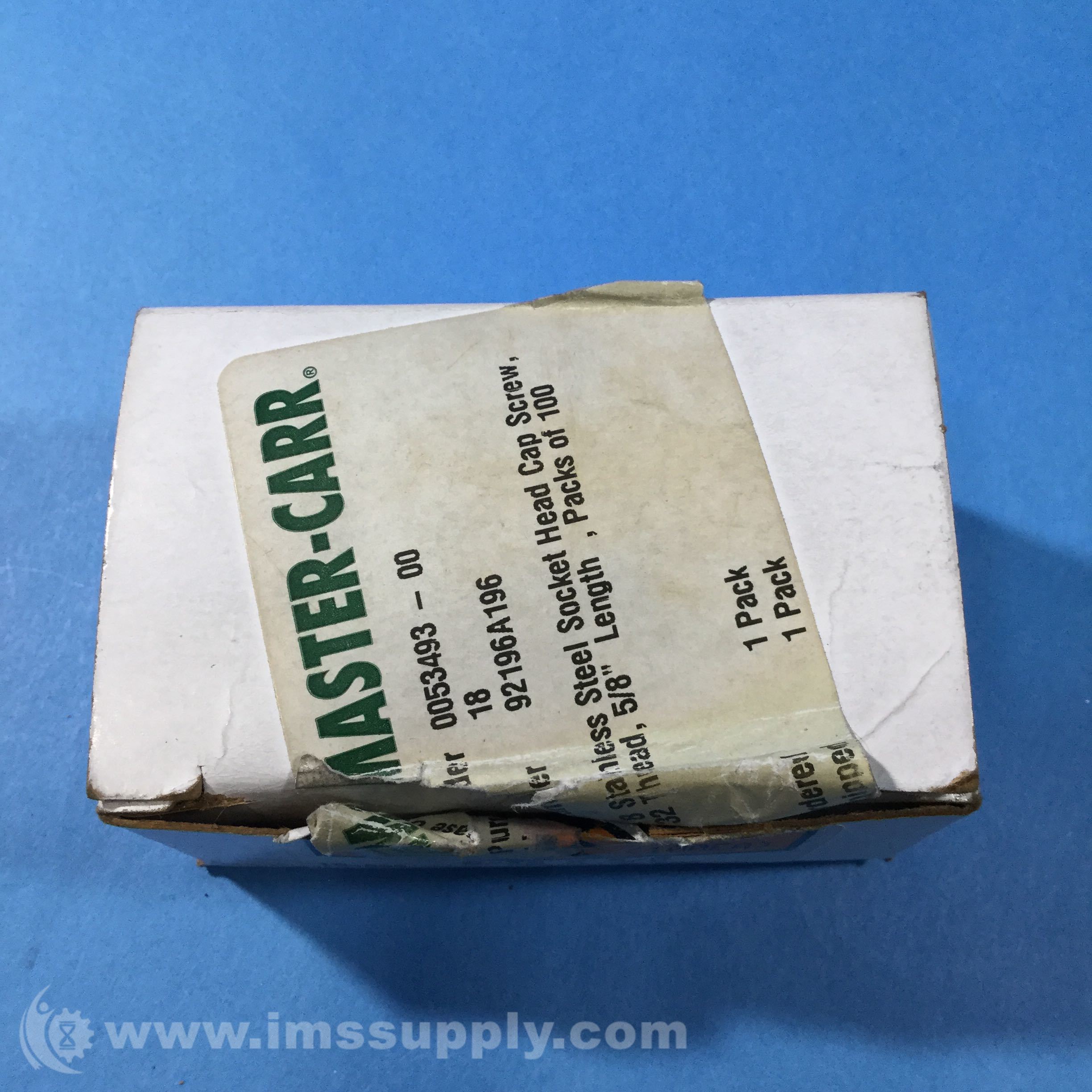 Mcmaster socket head cap screw clearance