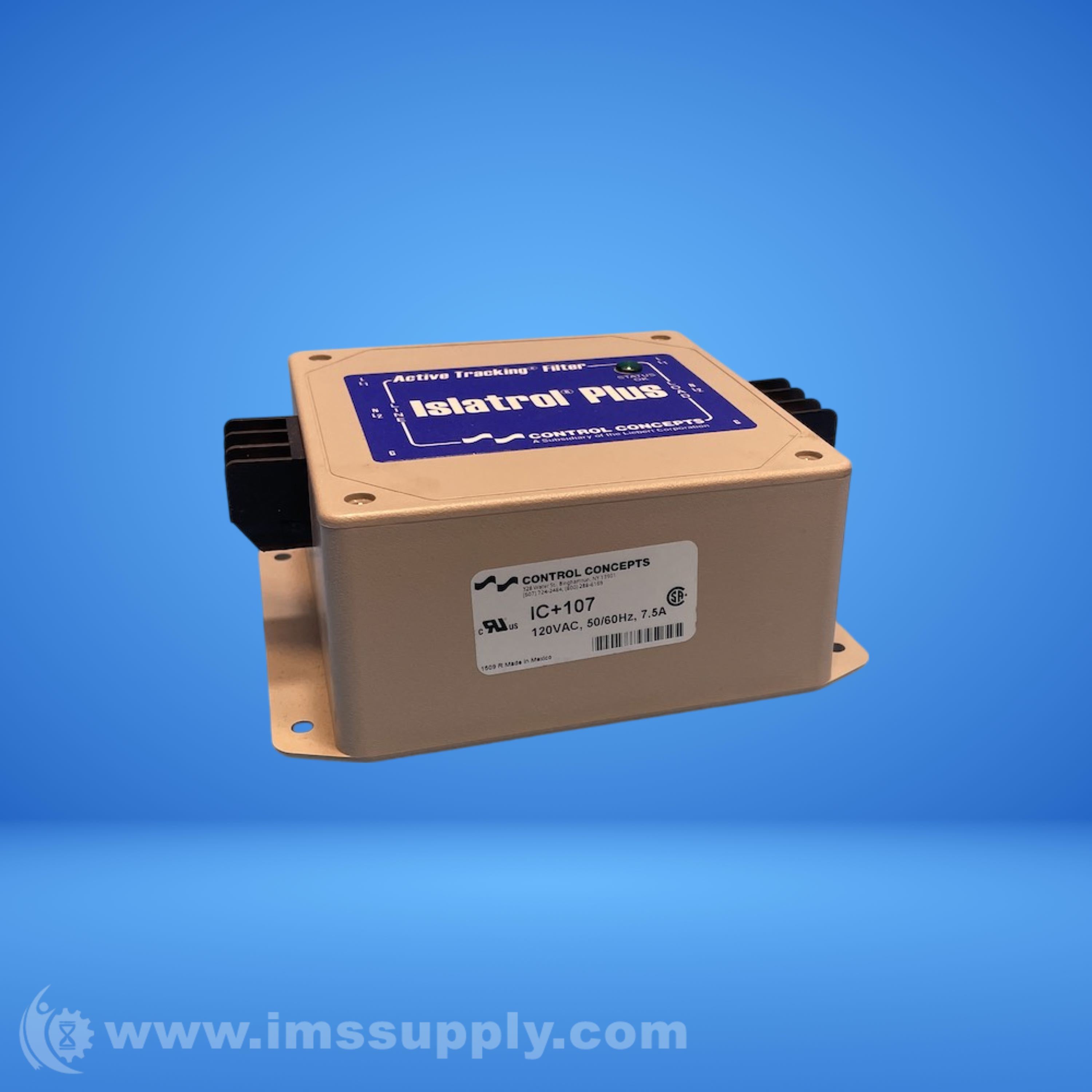 Control Concepts IC+107 Active Tracking Filter - IMS Supply