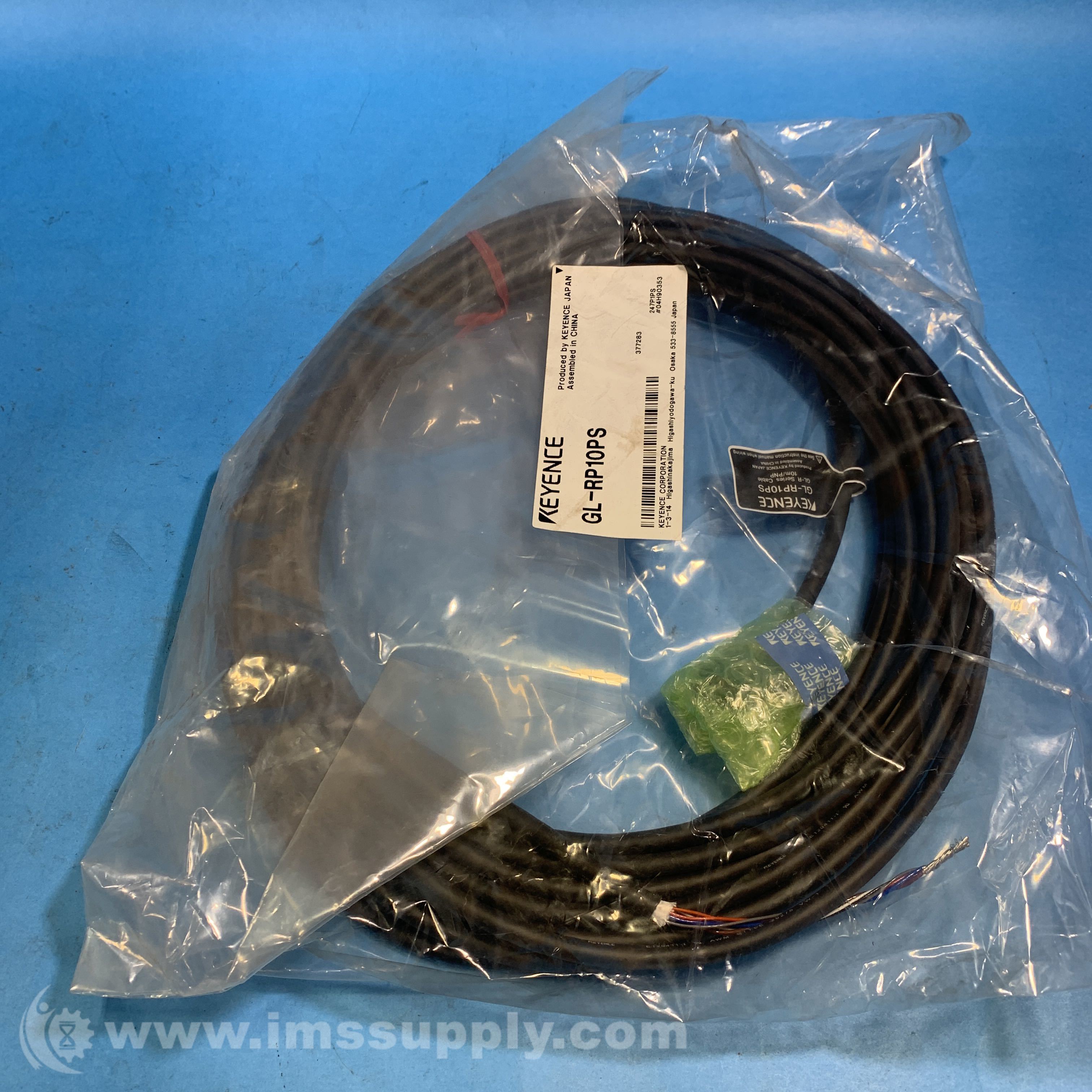 Keyence GLRP10PS Connection Cable, 10m LG IMS Supply