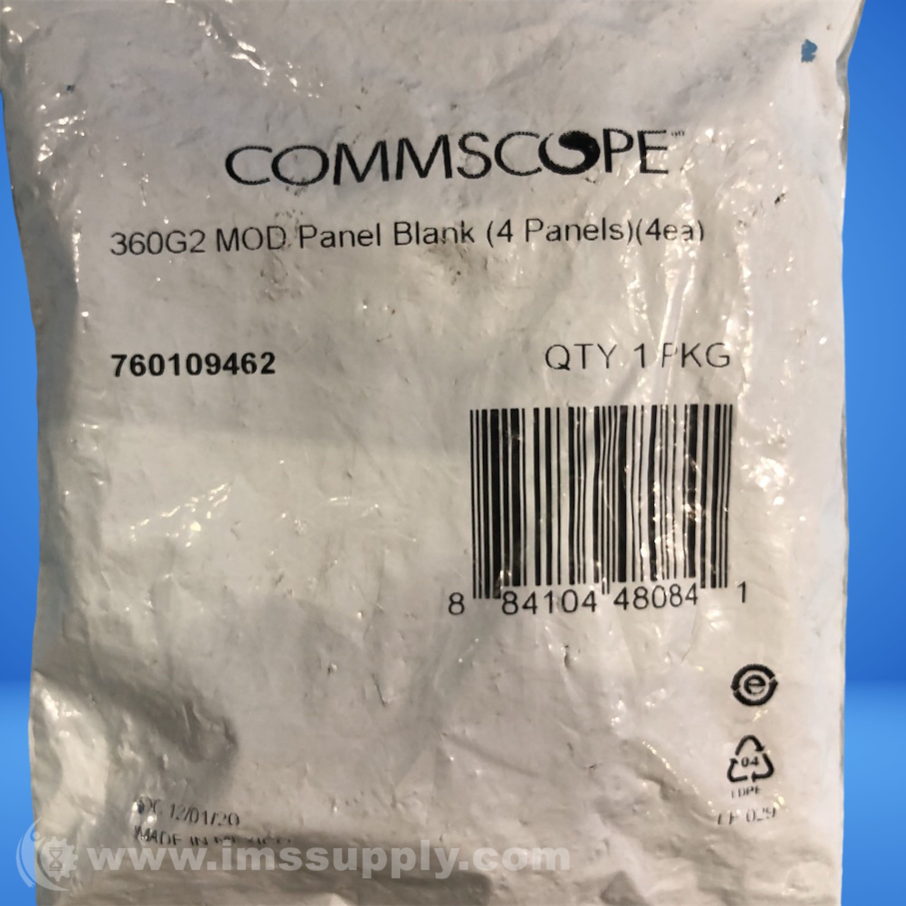 Comm Scope 760109462 360G2 360G2 Bag of 4 Mod Panel Adapters - IMS Supply