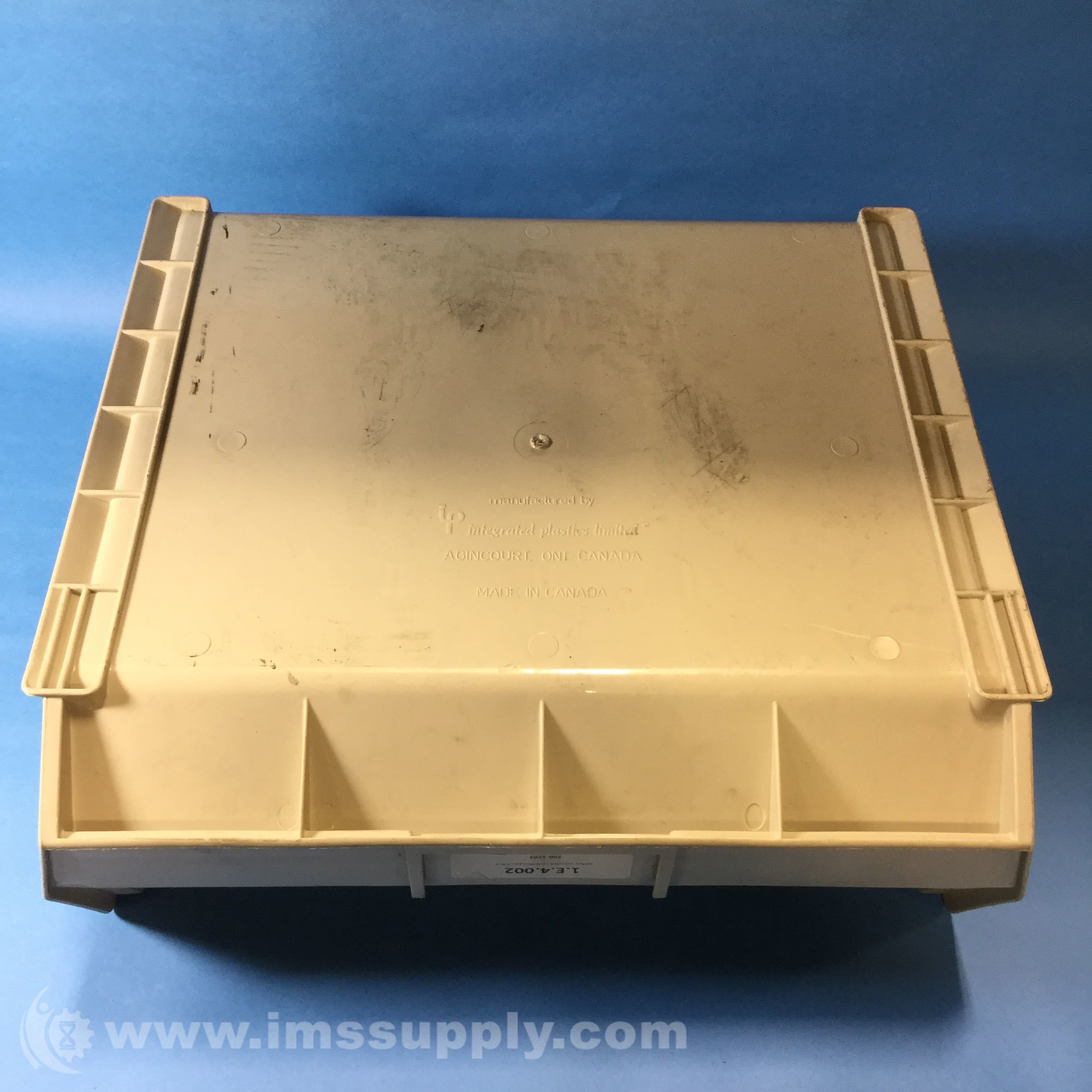 Integrated Plastics 30250Recyss Plastic Stacking Bin IMS Supply