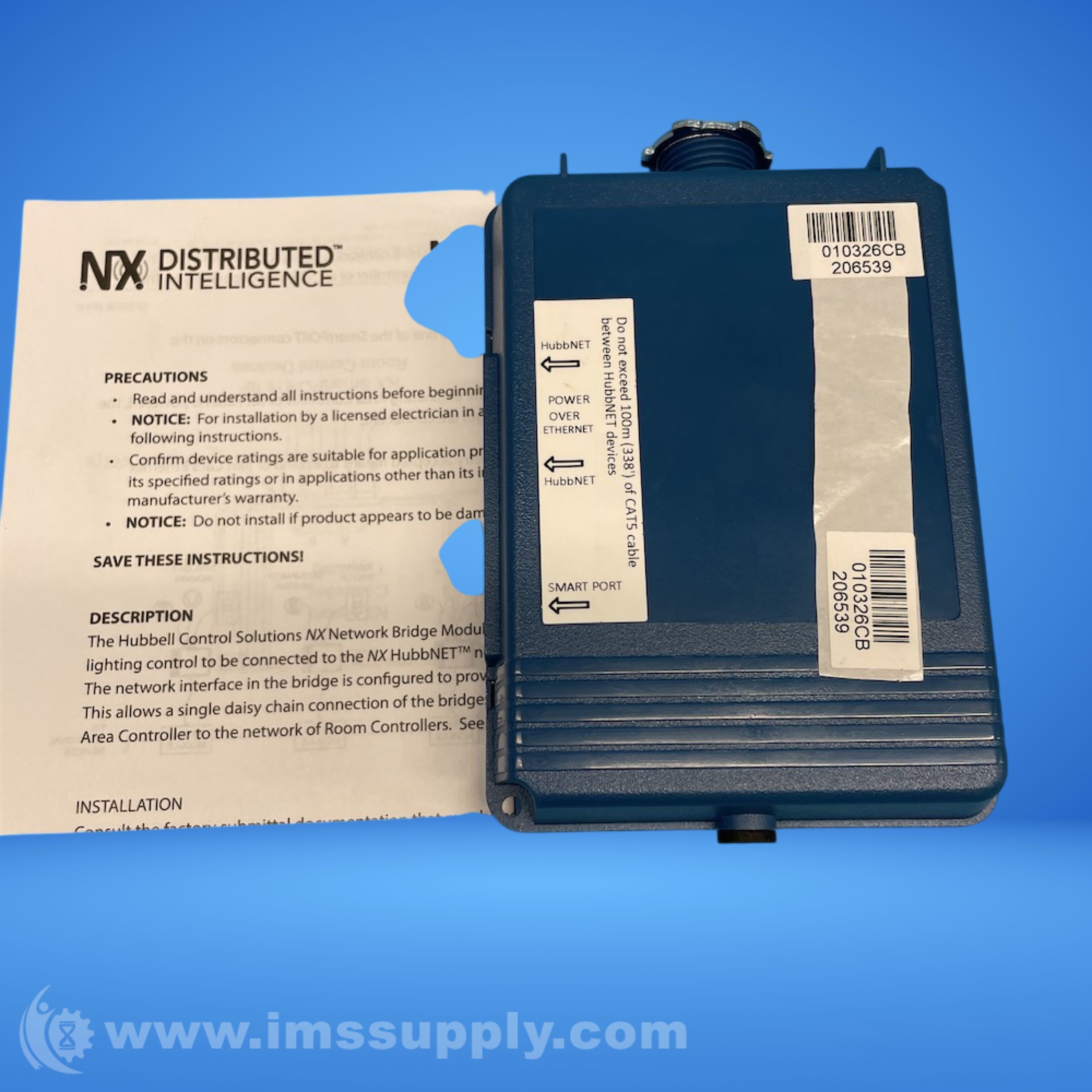 Hubbell NXHNB2 NX Hubnet Network Bridge Module - IMS Supply