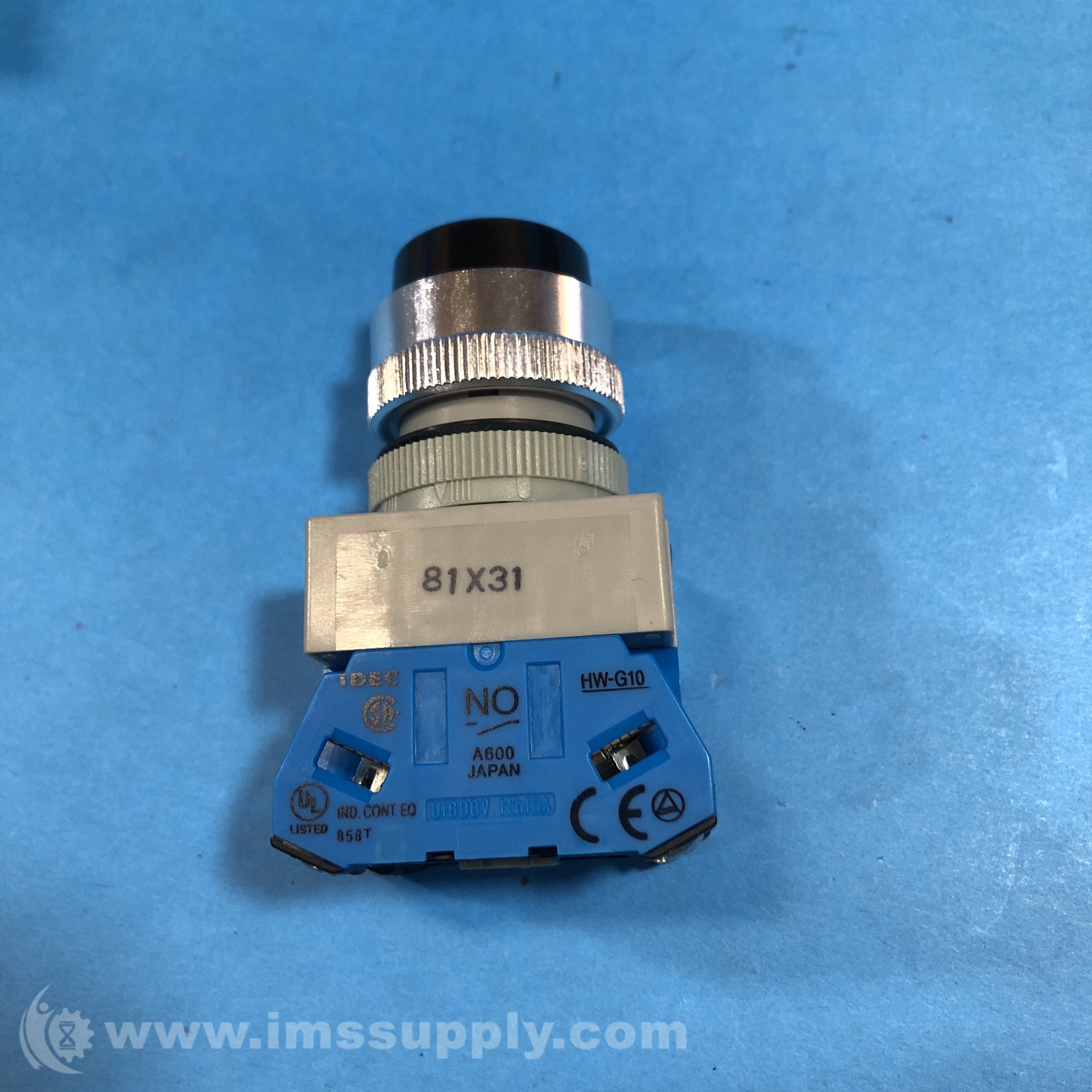 IDEC ASW0201 Selector Switch 2 Position Maintained Black Knob IMS Supply