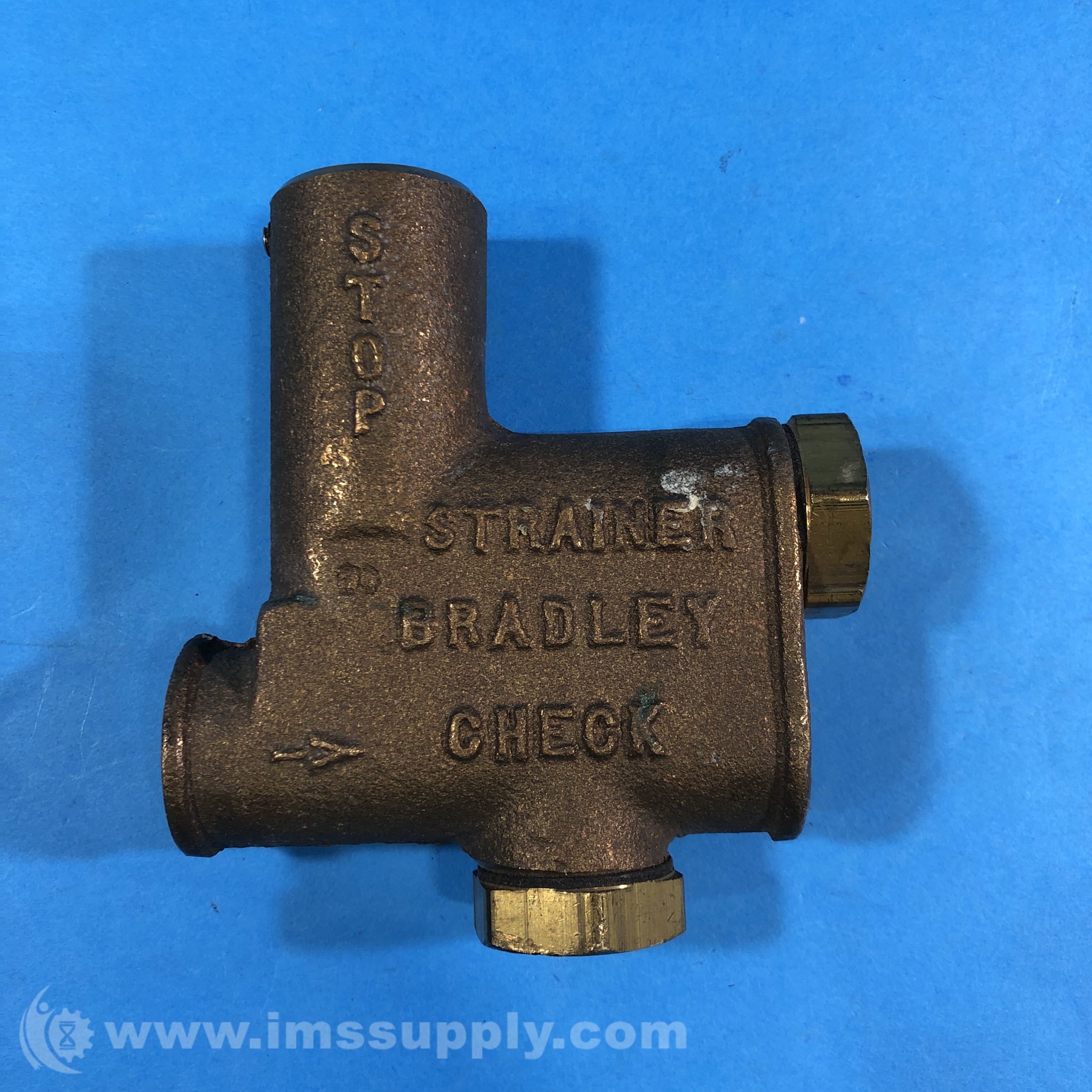 Bradley Corp 118039A Check Stop Strainer 1/2in Thread IMS Supply