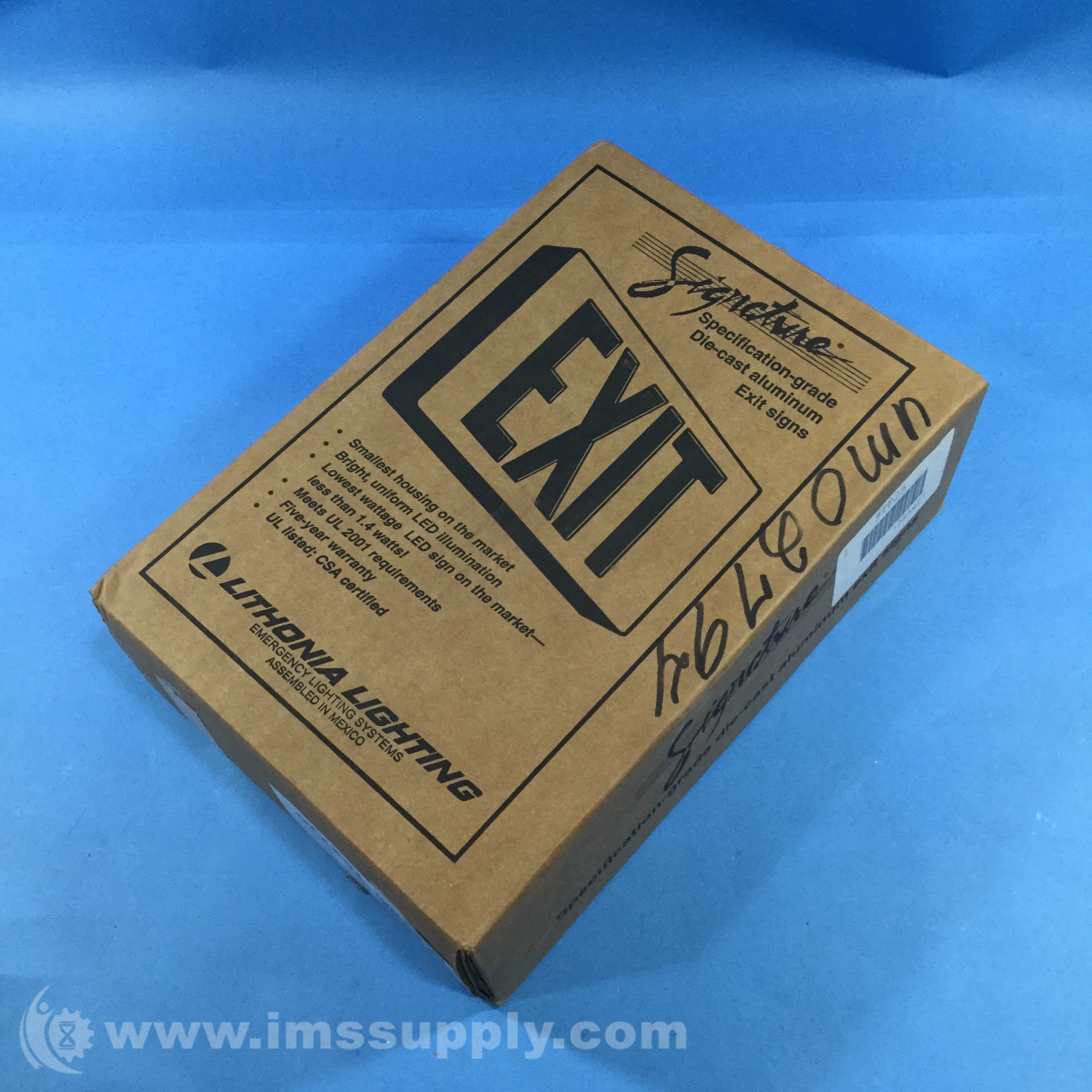 Lithonia Lighting LESW2R120/277ELN Signature LED Exit Sign IMS Supply