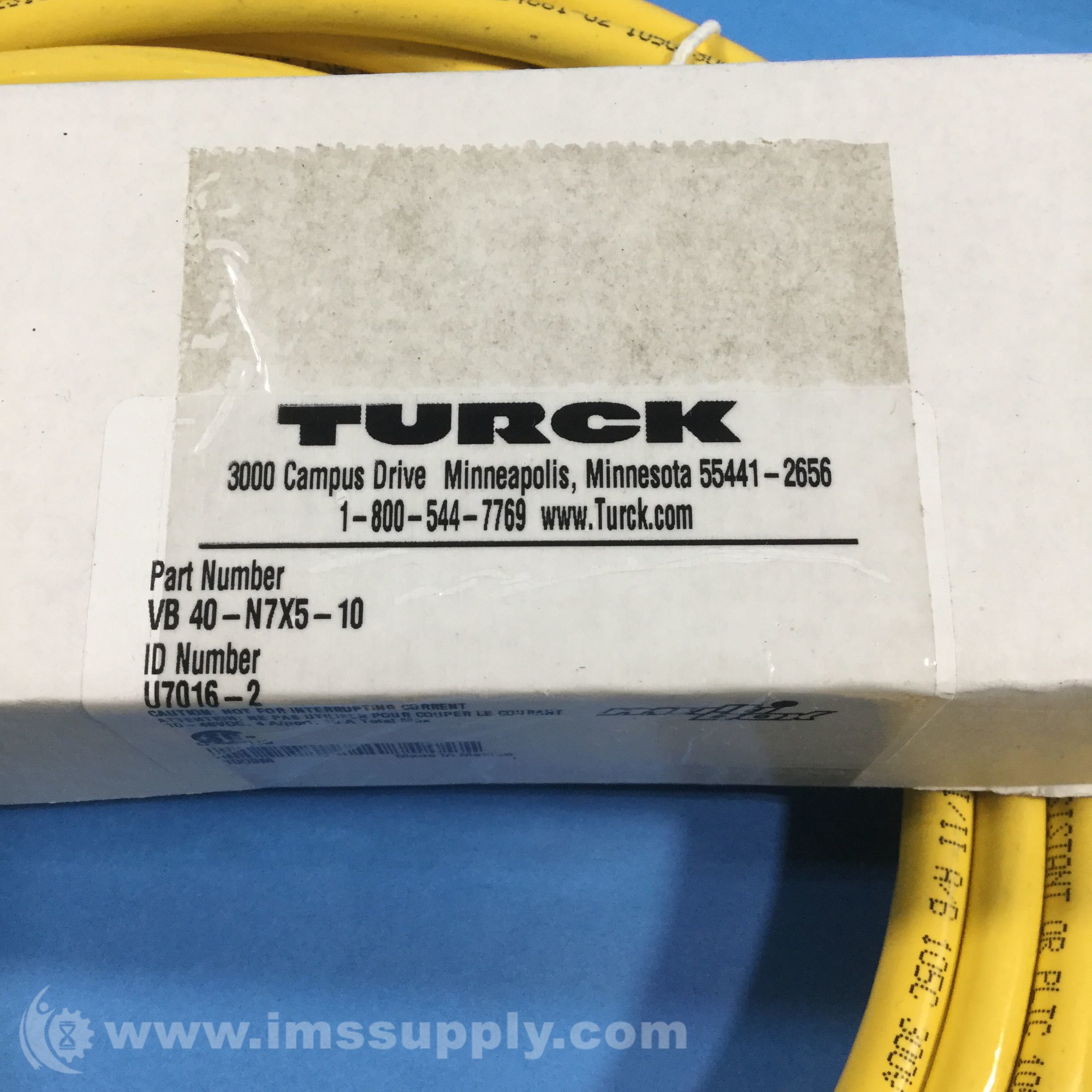 Turck VB 40-N7X5-10 Junction Box - IMS Supply