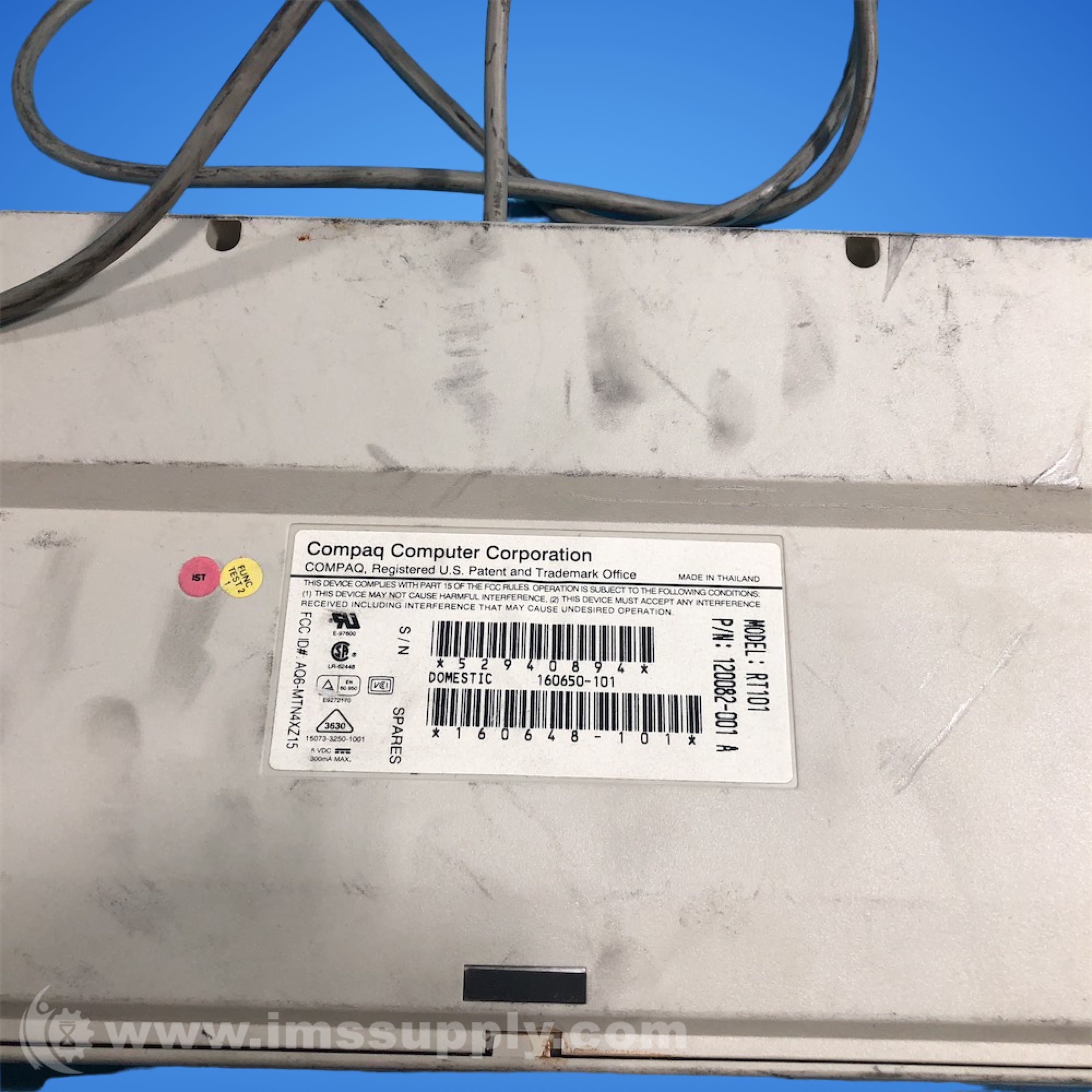 Compaq Computer 120082-001 A - IMS Supply