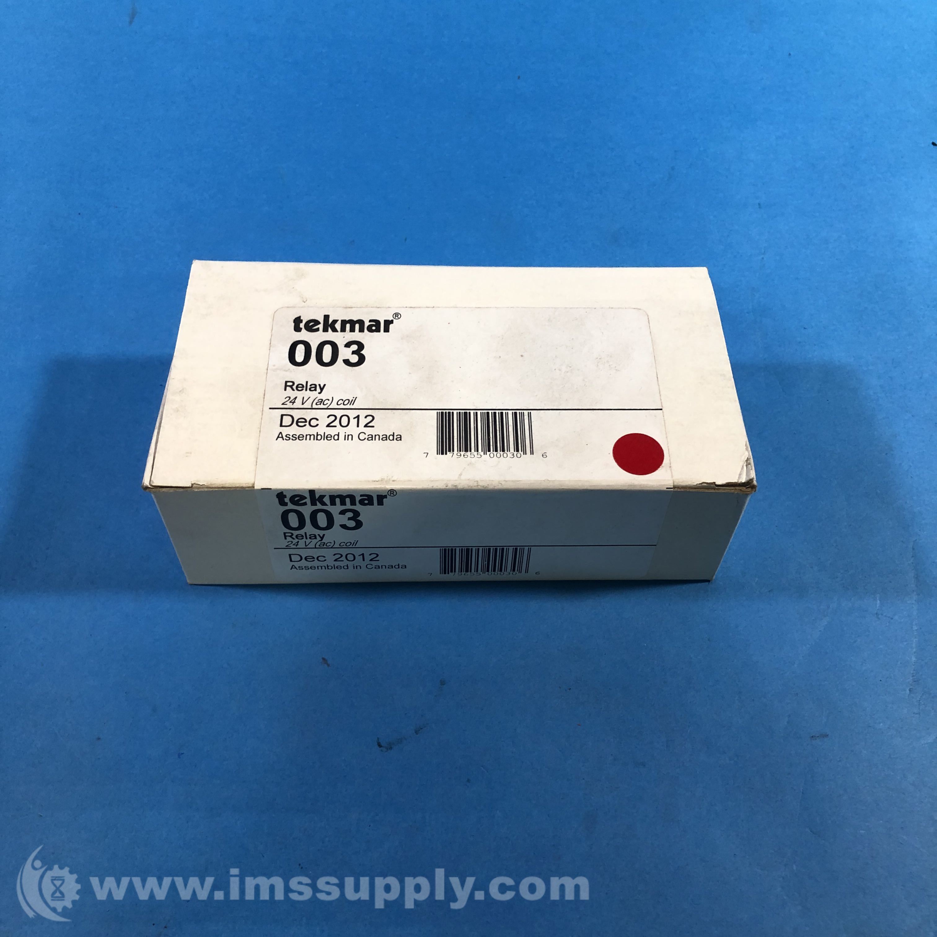 Tekmar 003 24V Relay IMS Supply