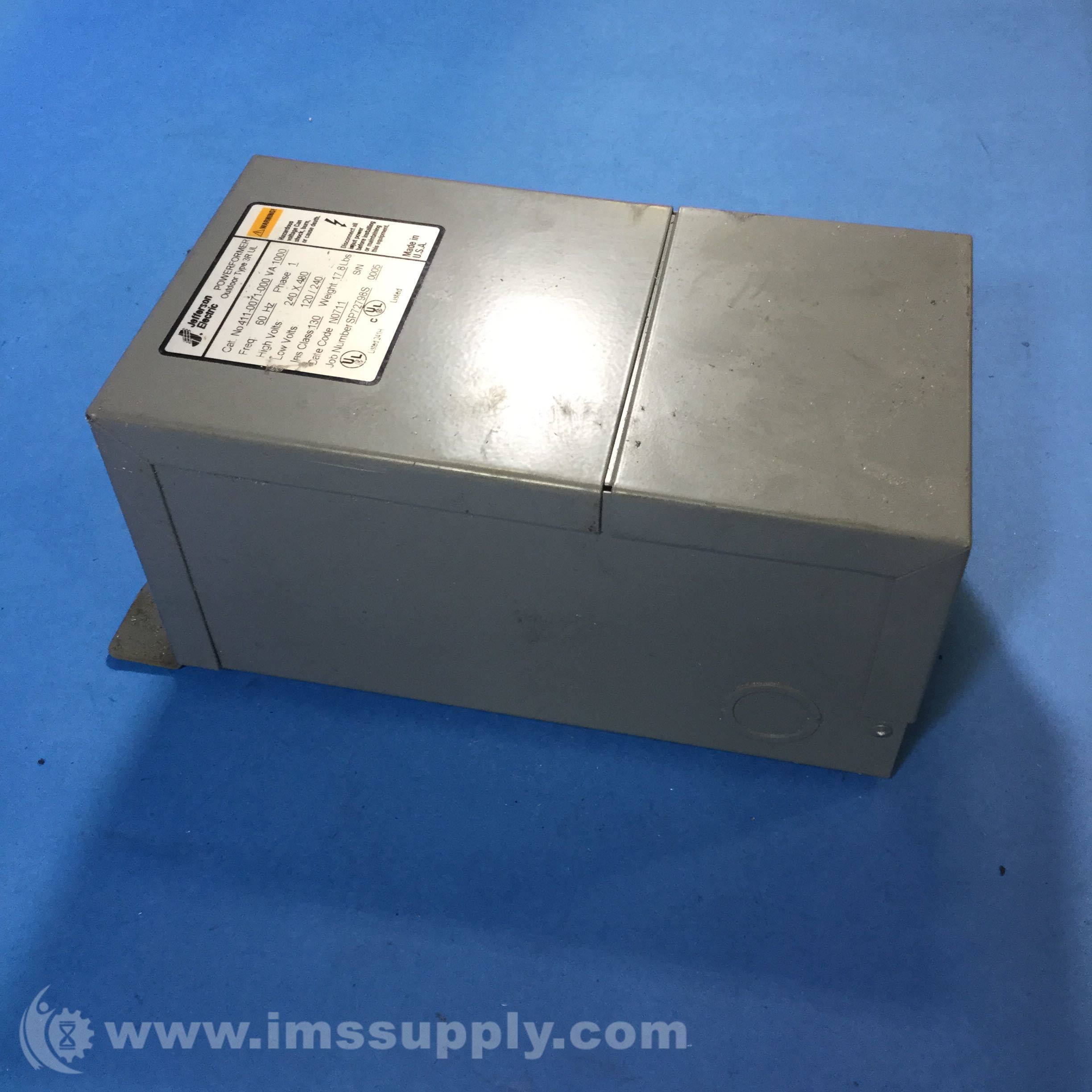 Jefferson Electric Powerformer Outdoor Type 3r UL for sale online 