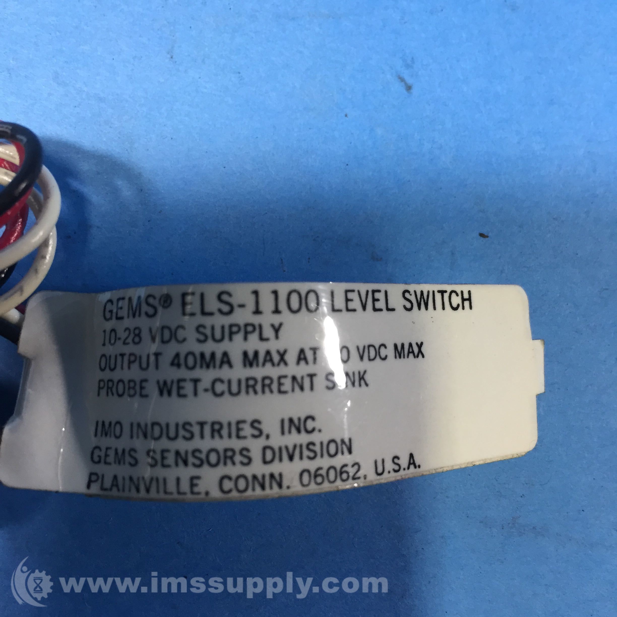 GEMS Sensors ELS-1100 Level Switch 10-28VDC - IMS Supply