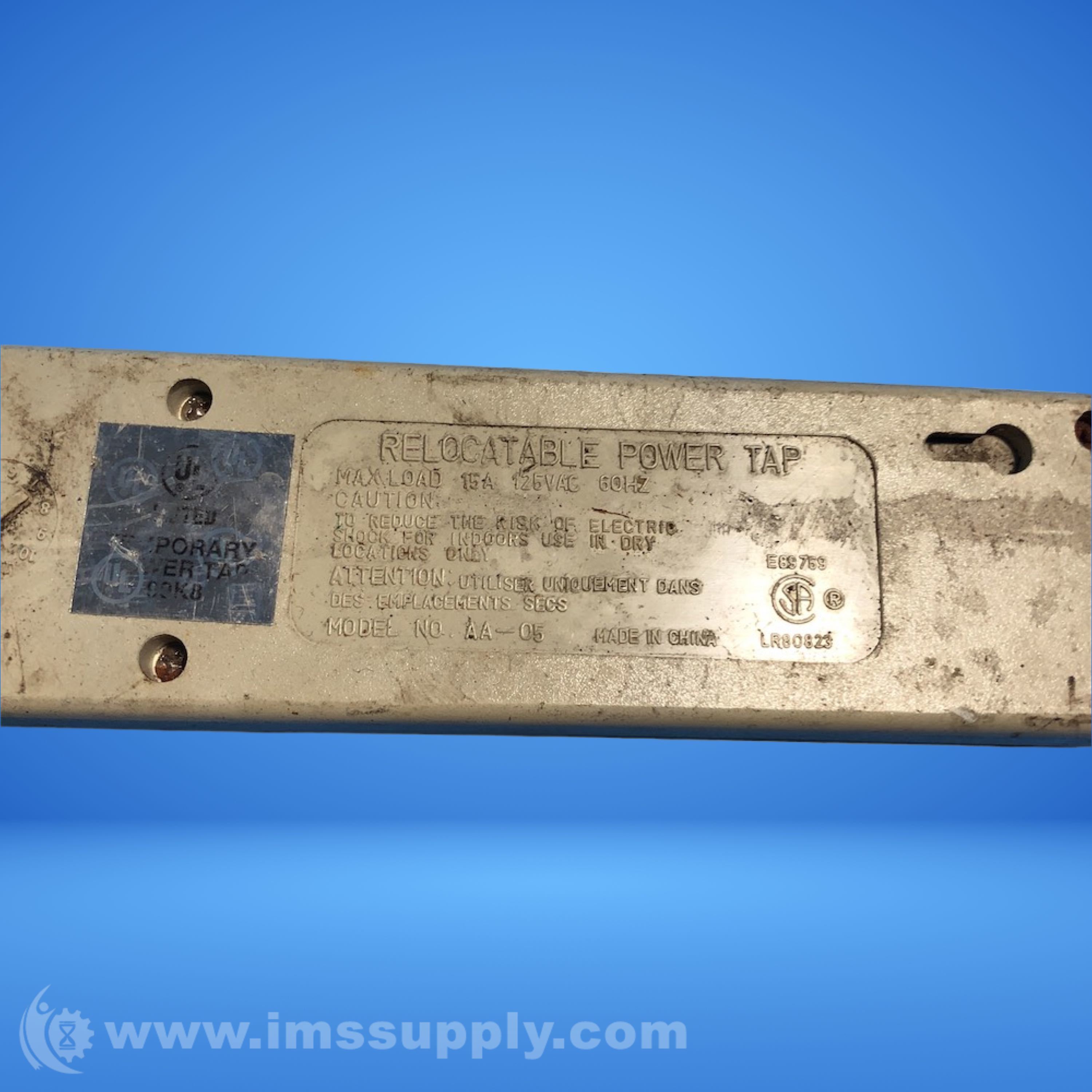 AA-05 Relocatable Power Tap, 6 Outlet - IMS Supply