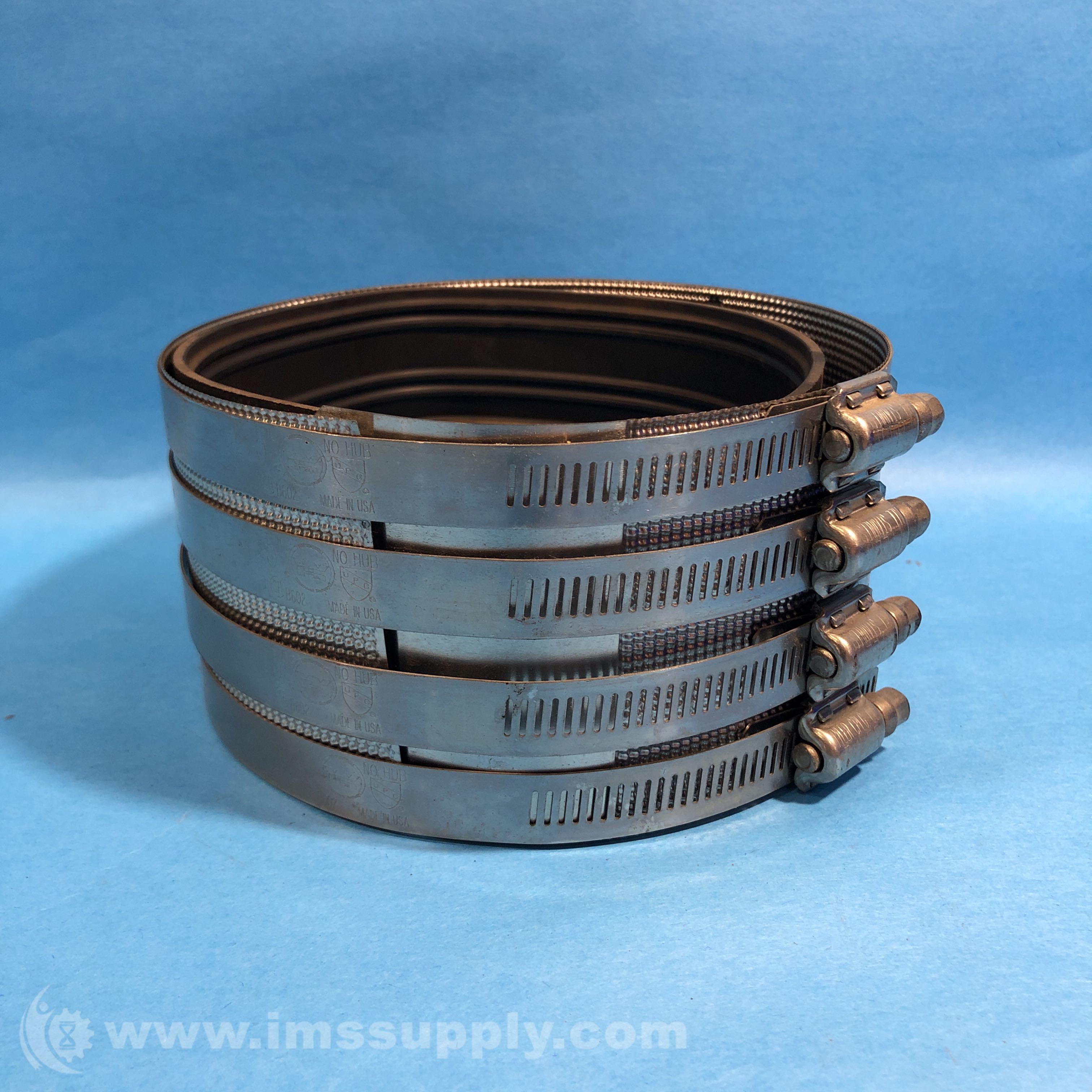 Tyler Pipe Company 006275 B602 5 inch Hub Pipe Coupling, 4 Bands - IMS ...