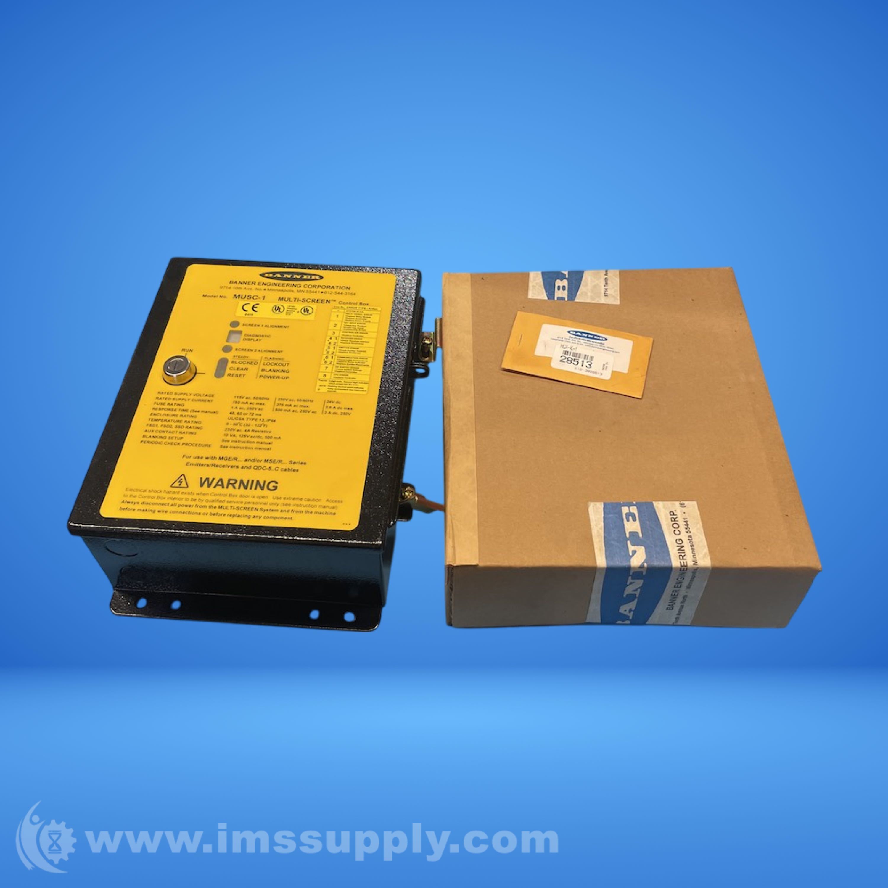 Banner Engineering Corp MUSC-1 Multi-Screen Control Box - IMS Supply