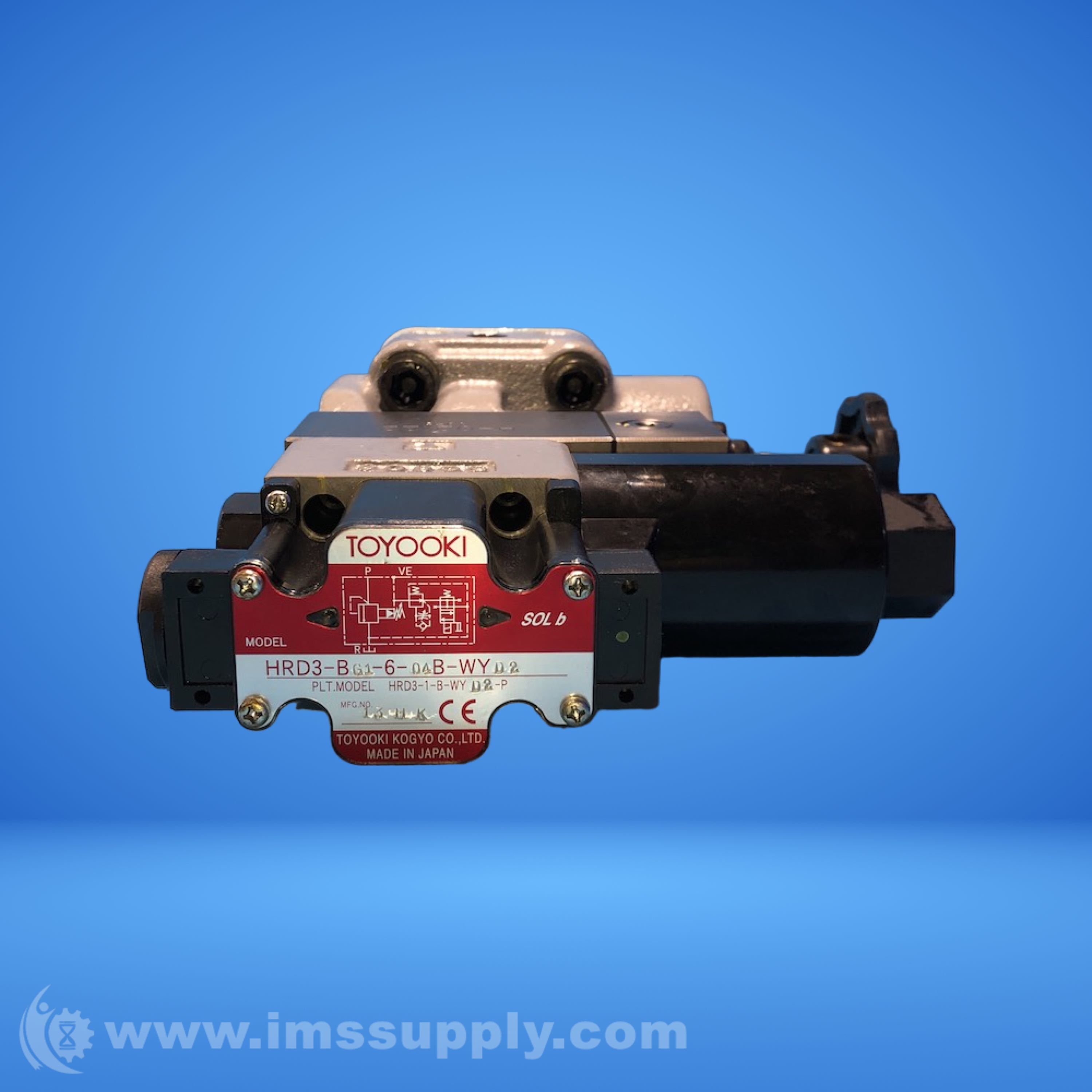 Toyooki Kogyo HRD3-BG1-6-04B-WYD2 Hydraulic Valve - IMS Supply