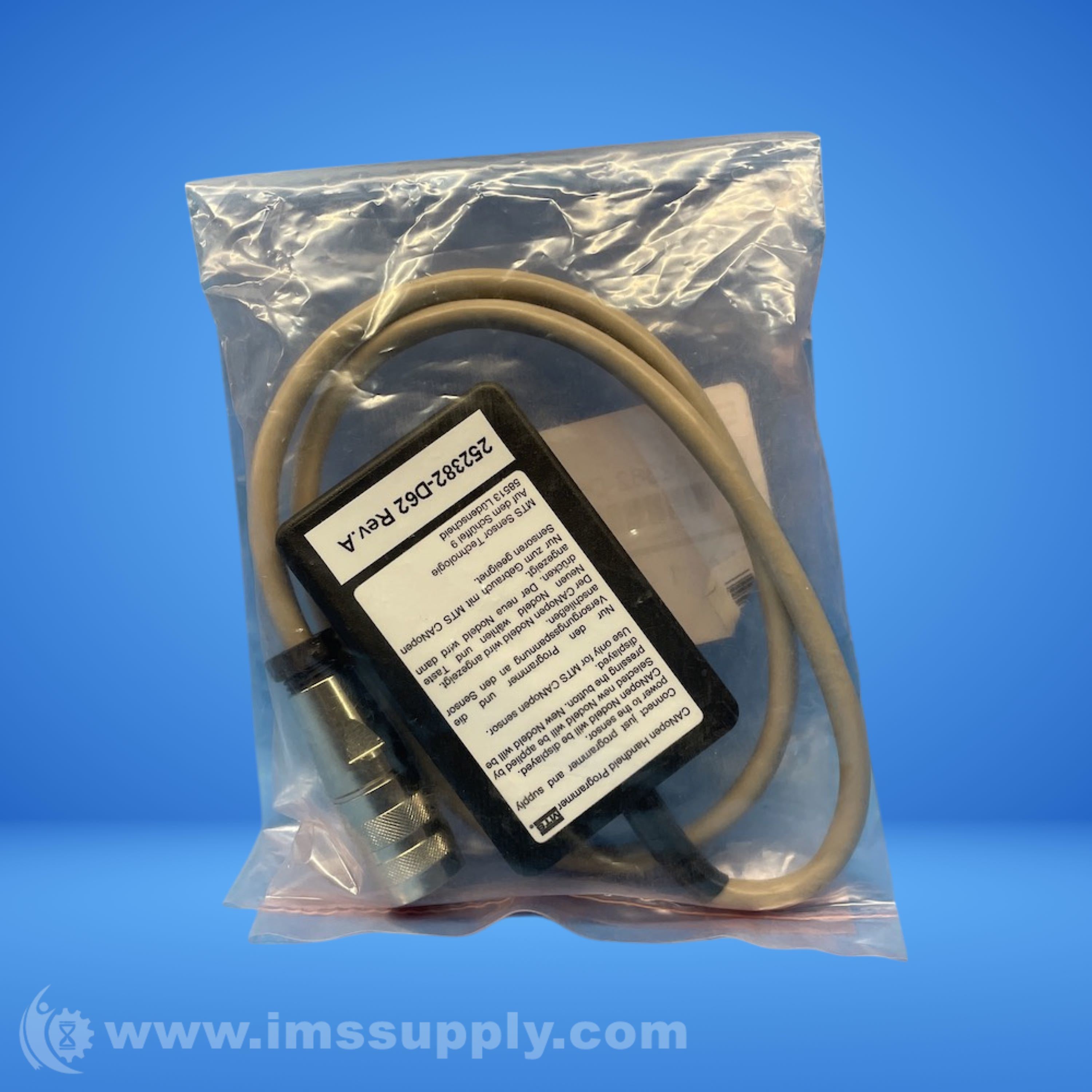 MTS 252382-D62 CAN Handheld Programmer Straight M1 - IMS Supply