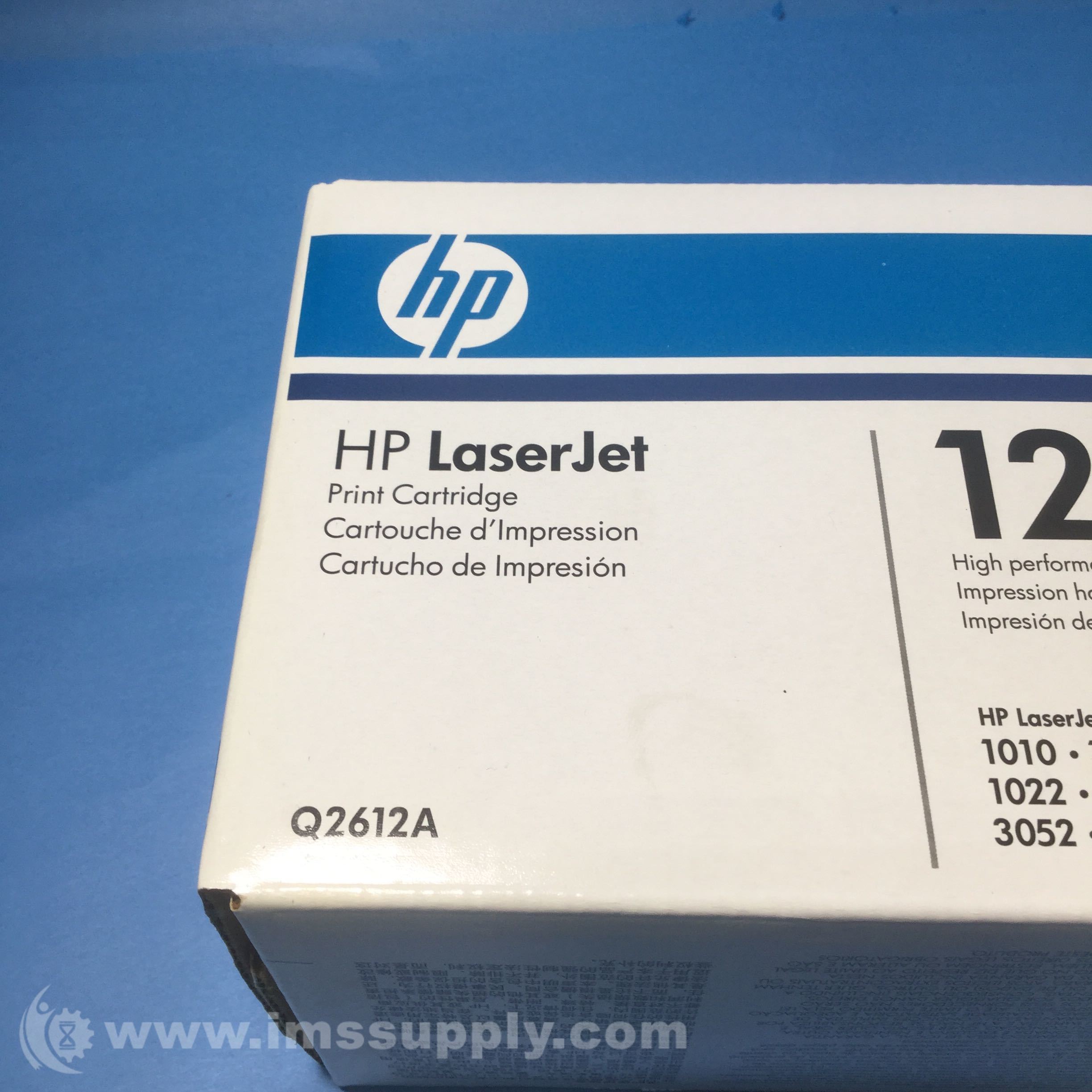 HP Q2612A 12A Black Toner Cartridge - IMS Supply
