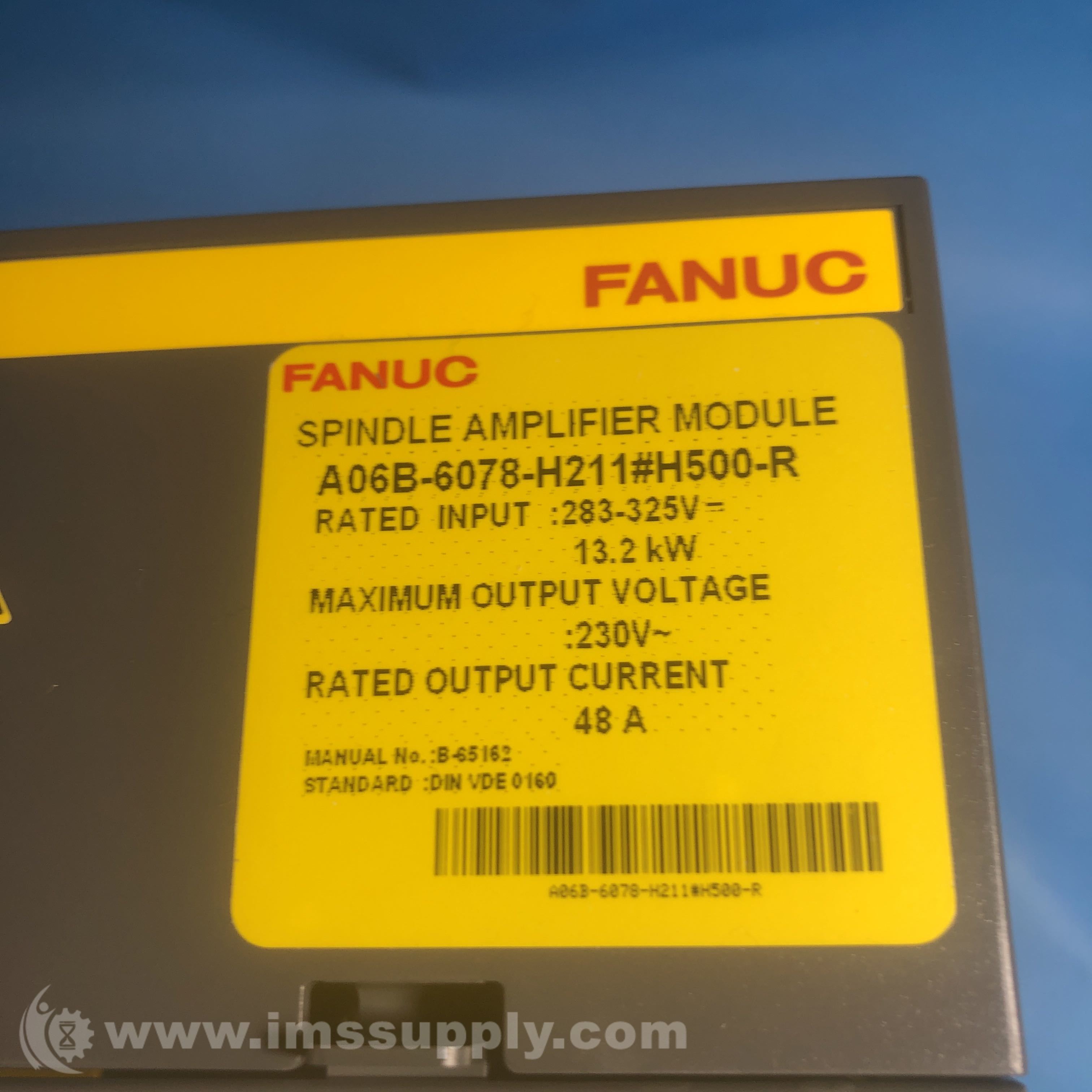 Fanuc A06B-6078-H211#H500-R Spindle Amplifier Module