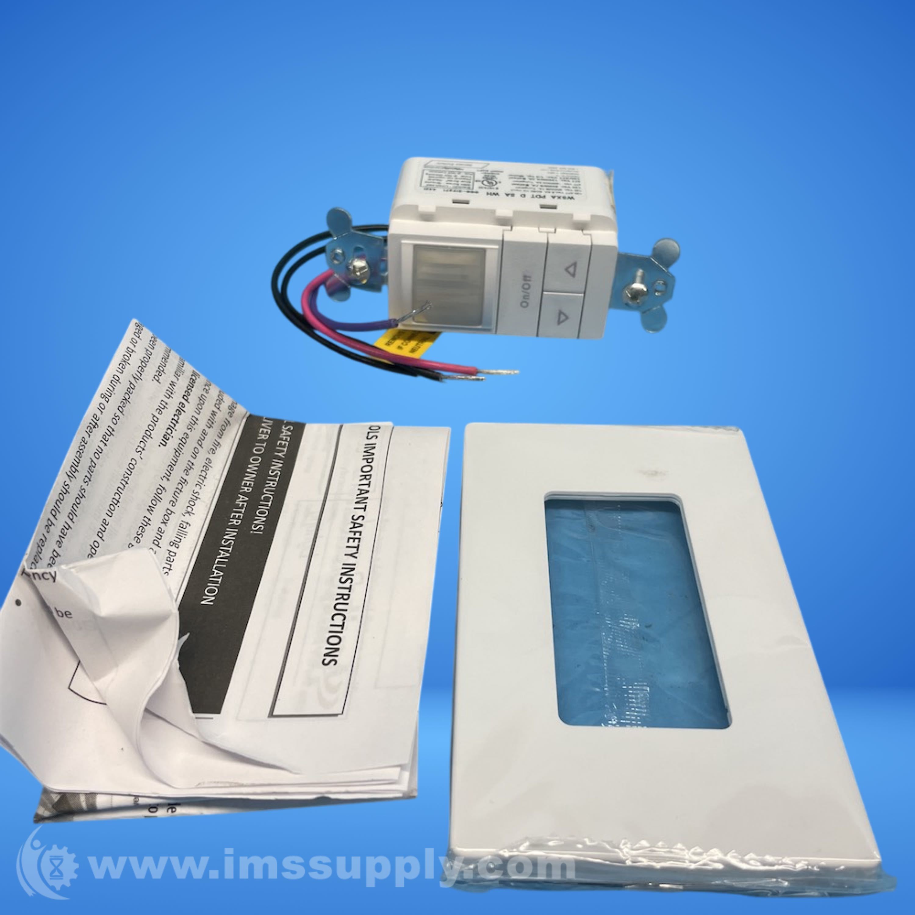 Acuity Controls WSXA PDT D SA WH Occupancy Sensor Switch - IMS Supply