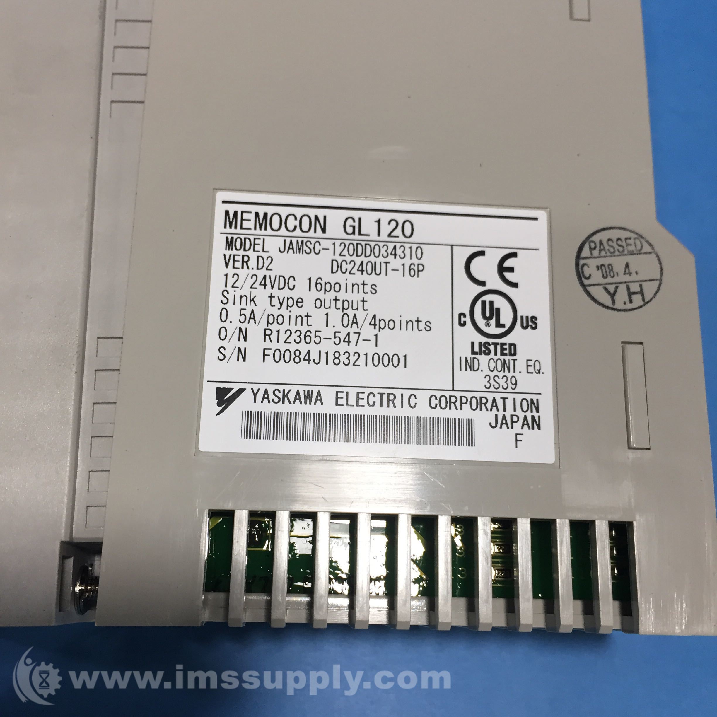 新古 YASKAWA GL120 JAMSC-120DD034310 (NAER60719C018) 新古 YASKAWA GL120 JAMSC-120DD034310 (NAER60719C018)