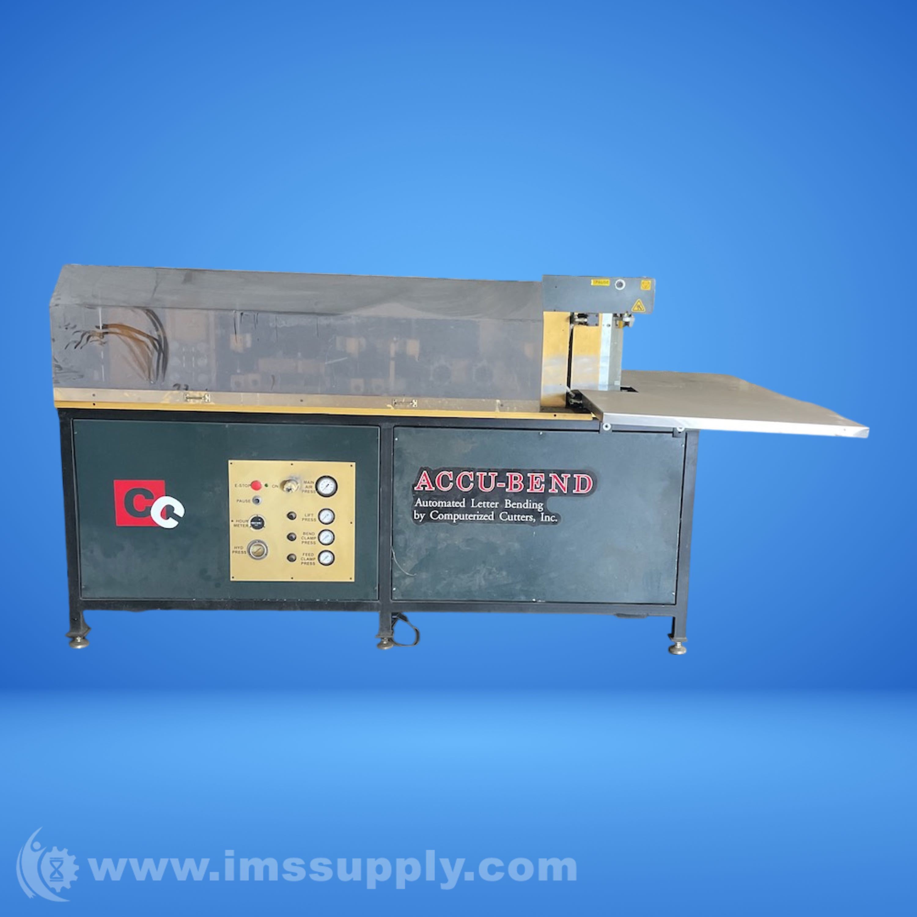 Computerized Cutter Inc 410 Accu-Bend Automated Letter Bending - IMS Supply