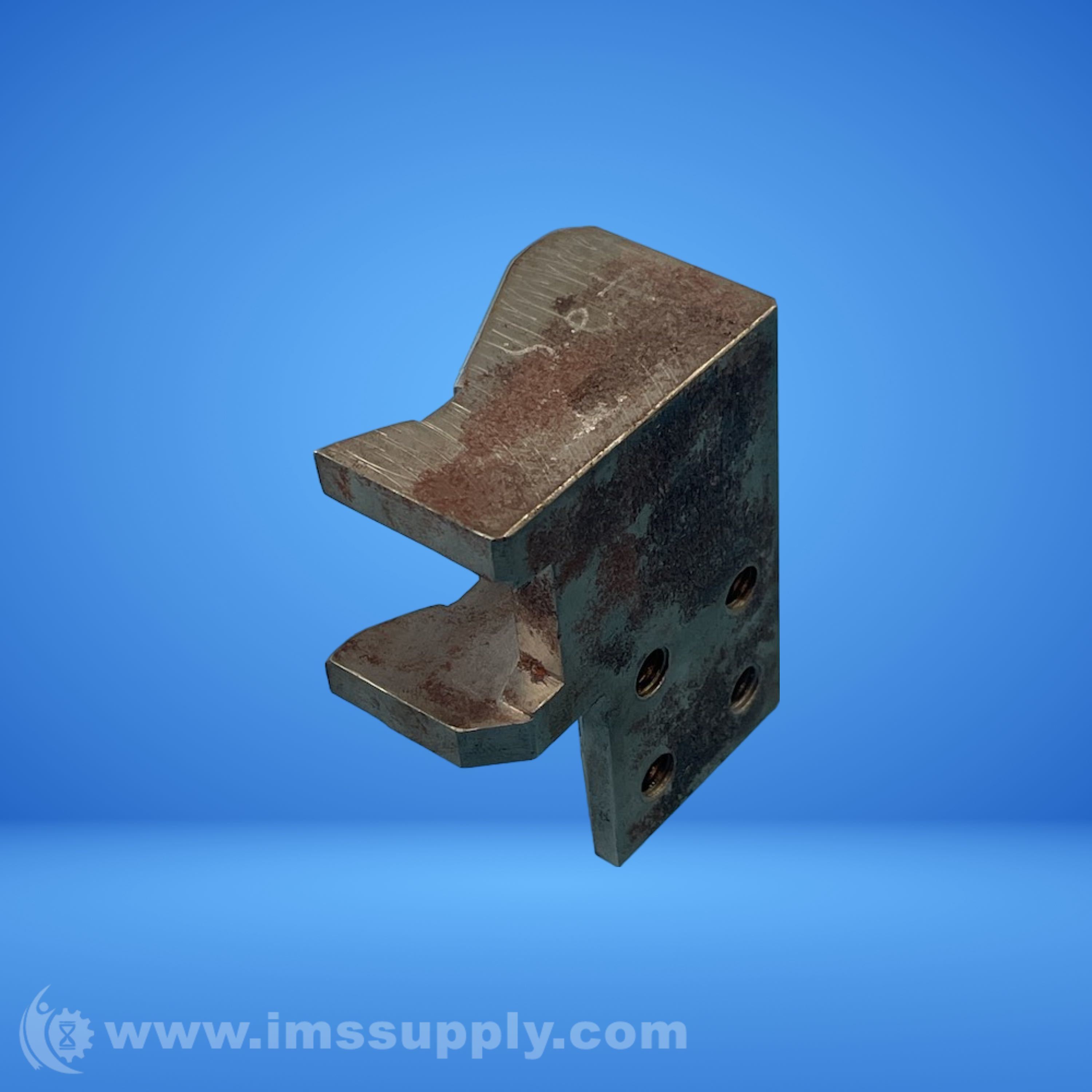 3 inch x 3 inch x 2 inch Steel 4 Threaded Hole Mounting Block - IMS Supply