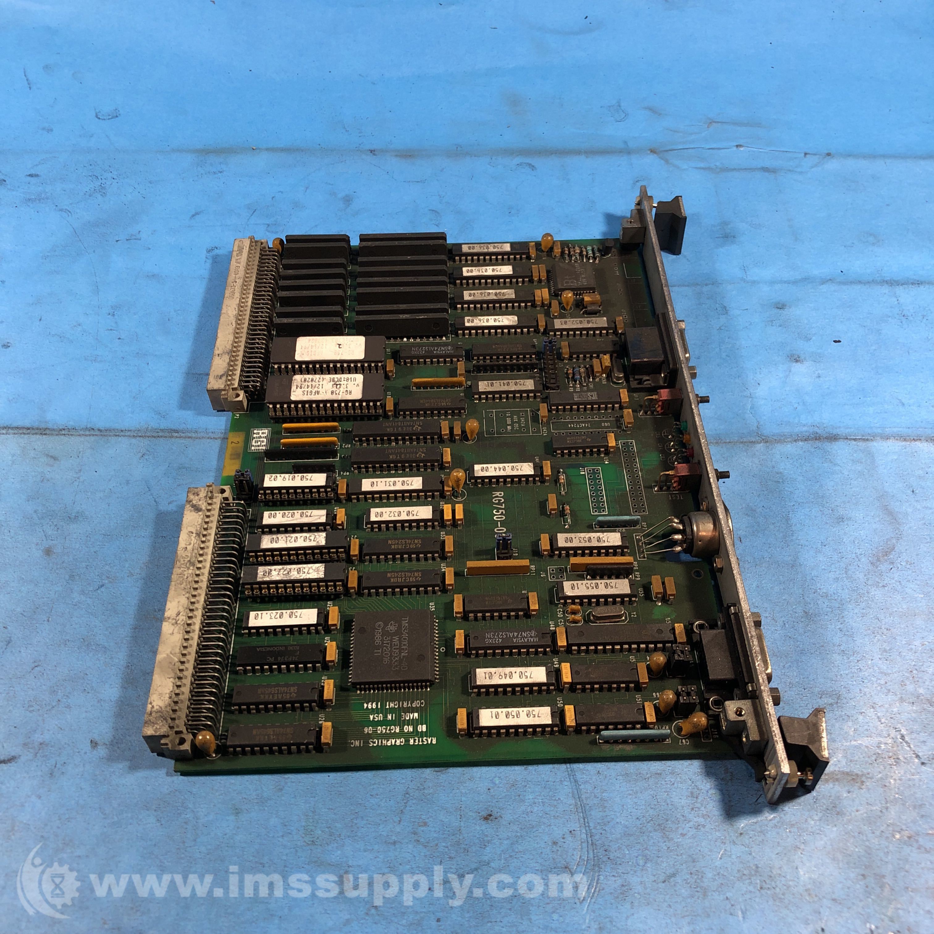 Raster Graphics Inc RG750-06 Video Controller Card - IMS Supply