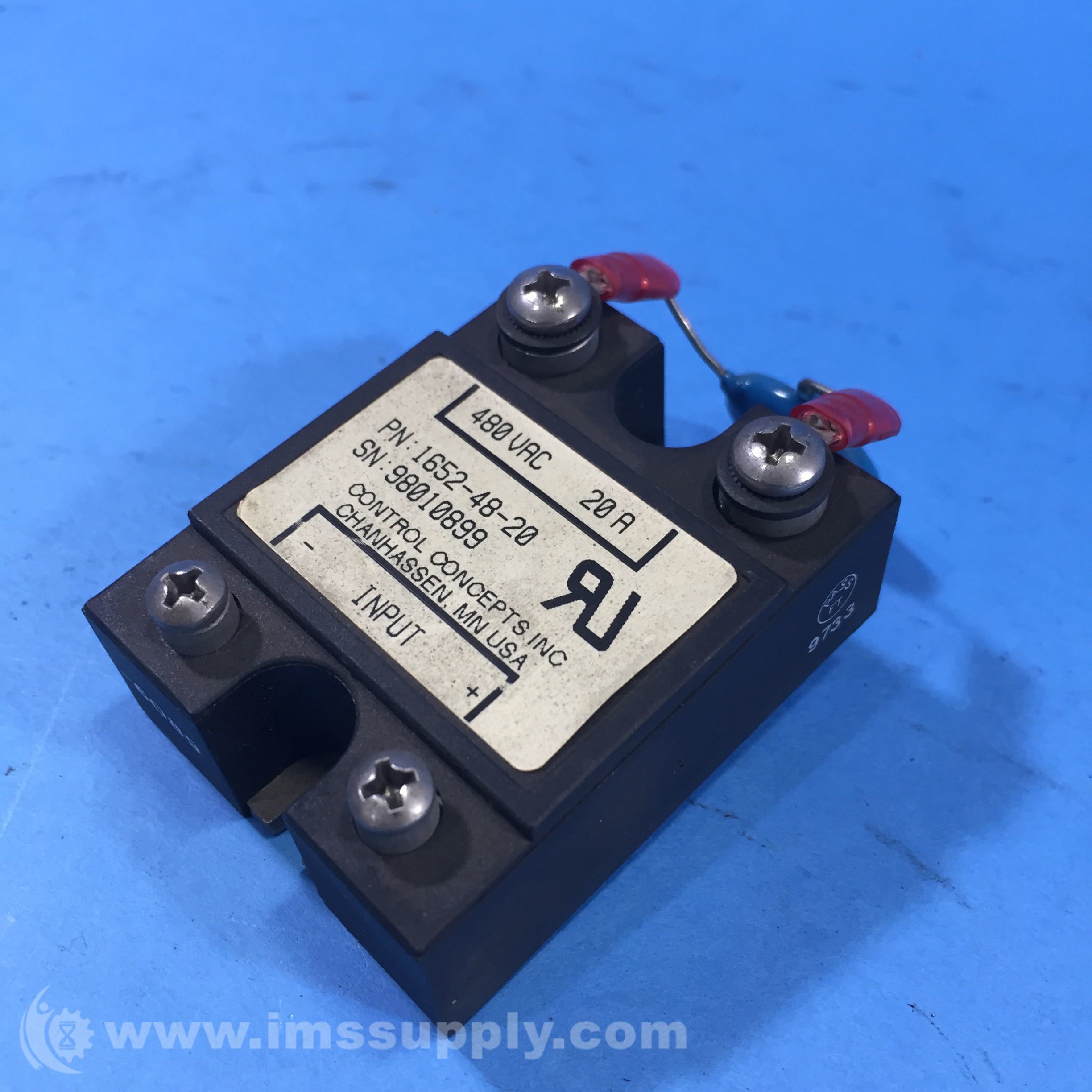 Control Concepts 16524820 Power Control Module, 480 VAC, 20 Amp IMS