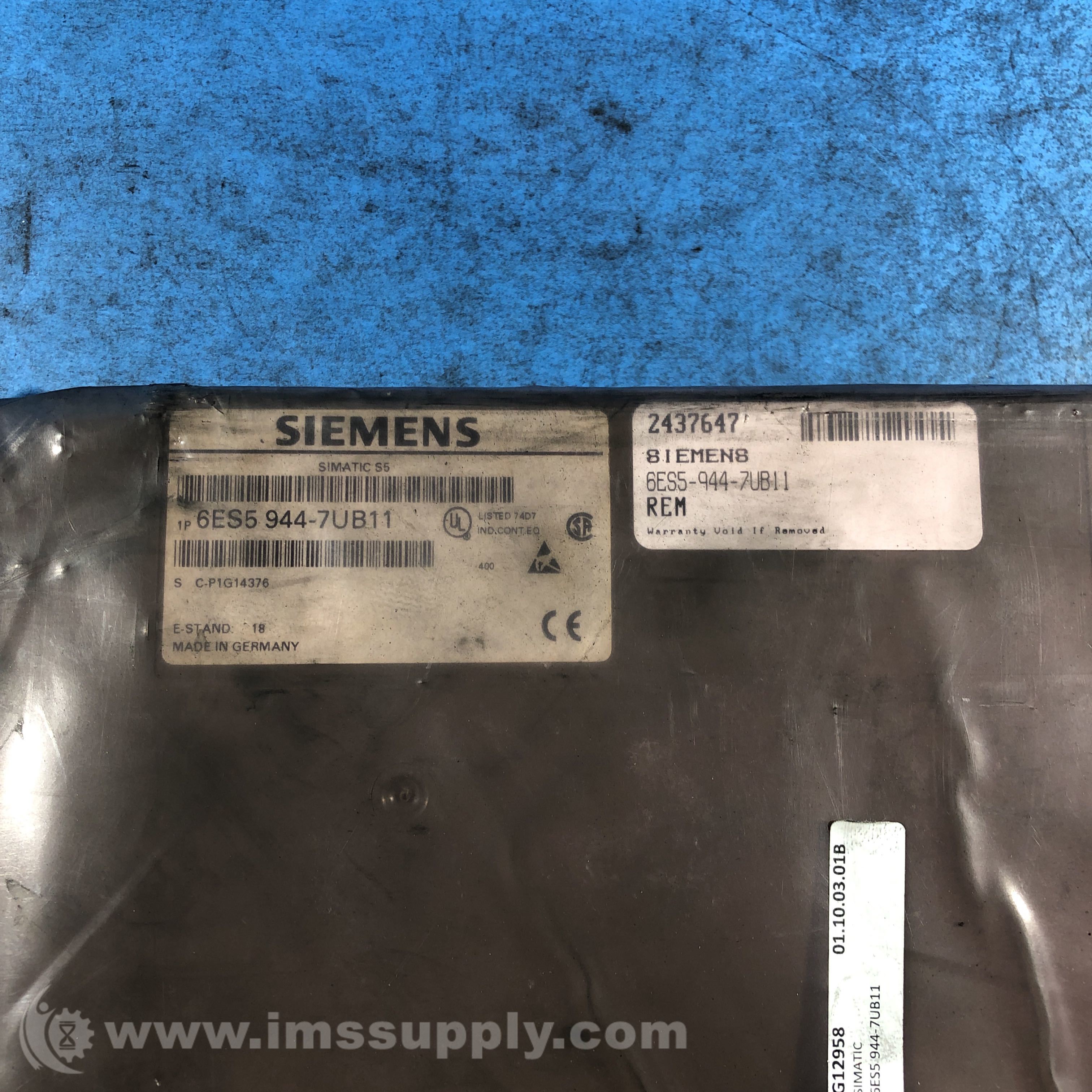 Siemens 6ES5944-7UB11 CPU Module For S5-115U - IMS Supply