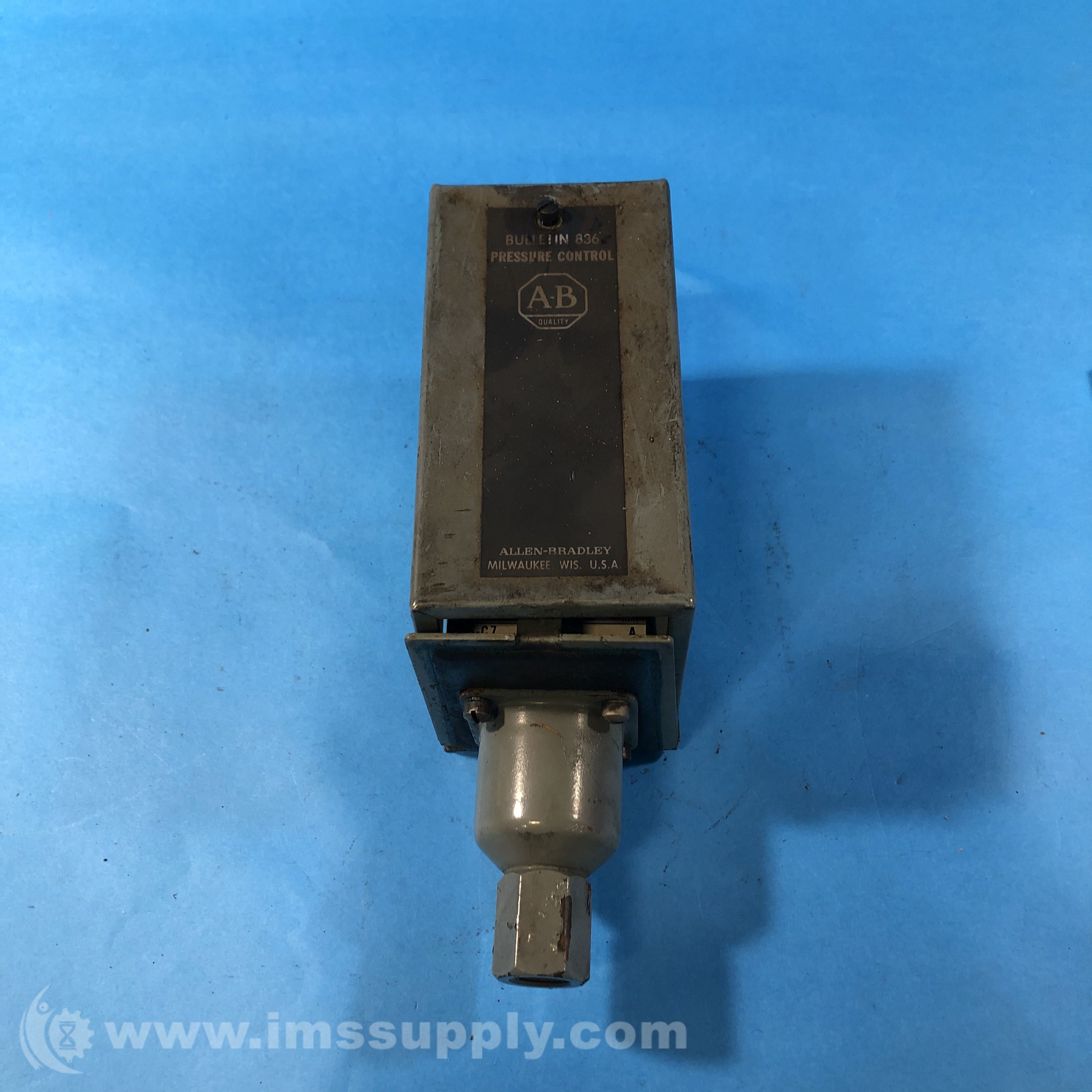 Allen Bradley 836C7 Series A Pressure Control Switch IMS Supply