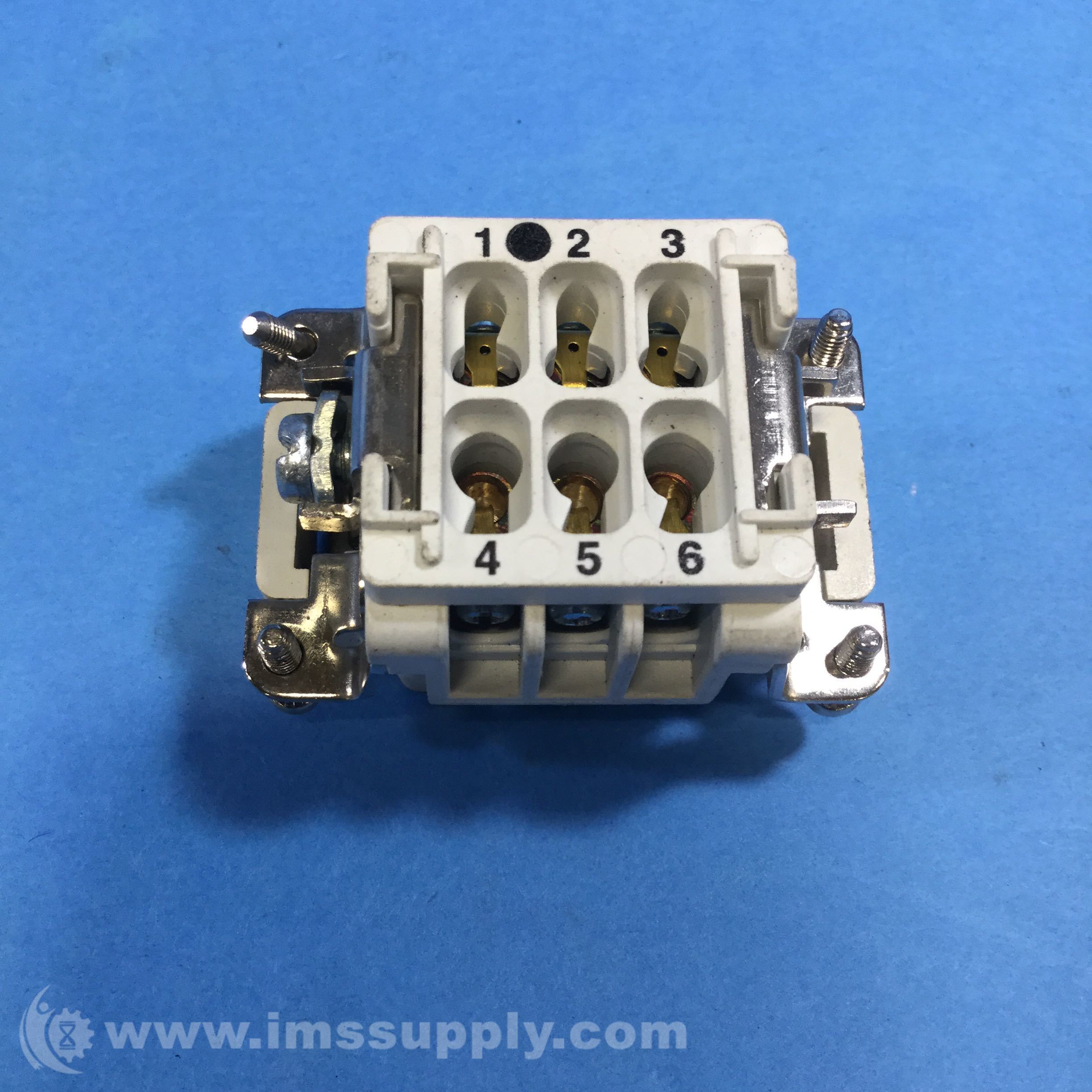 Thomas & Betts MS206B Connector 16AMP 380V 6 Position Male Insert - IMS ...