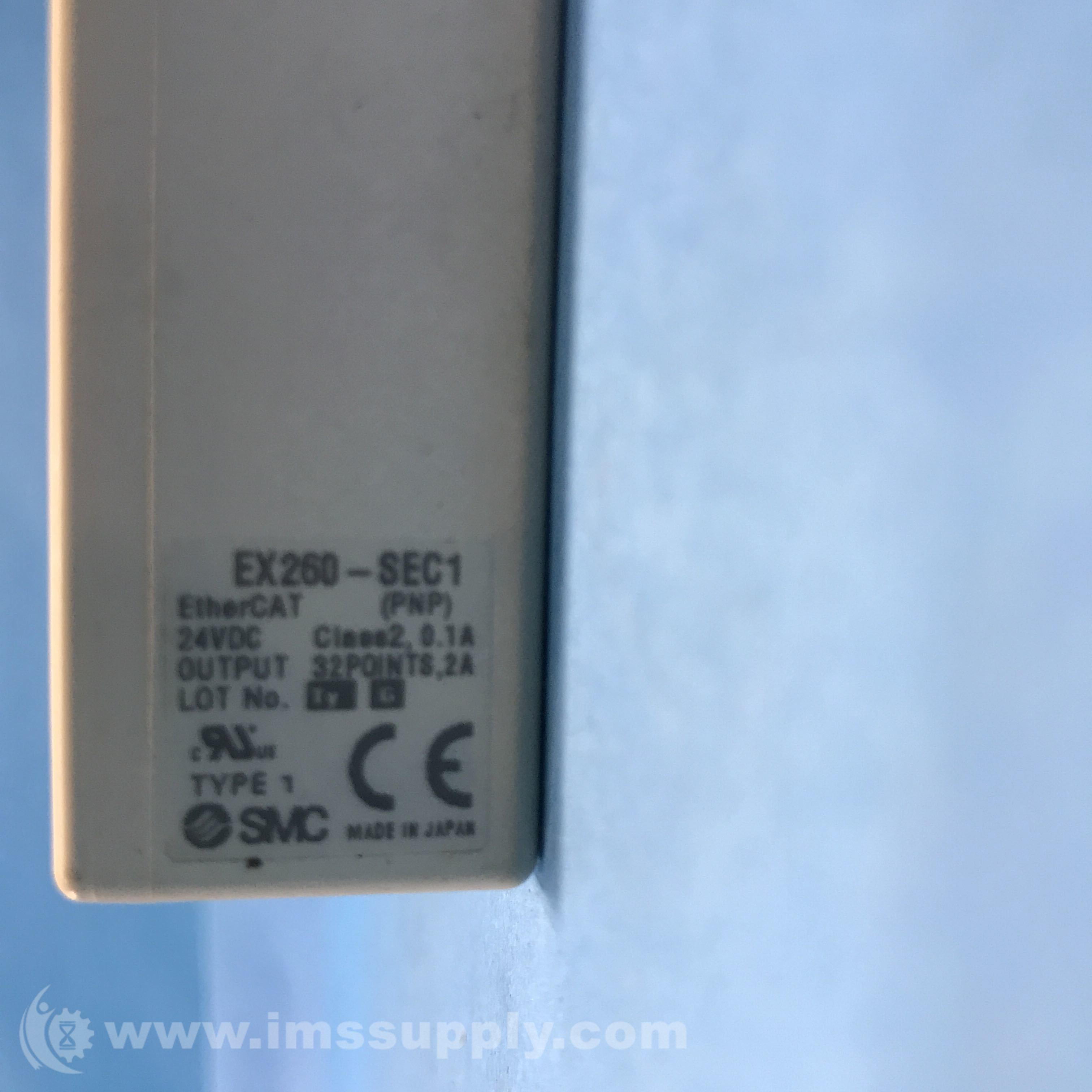 SMC EX260-SEC1 EtherCAT Si Unit, 32 Outputs - IMS Supply SMC EX260-SEC1 EtherCAT Si Unit, 32 Outputs - IMS Supply