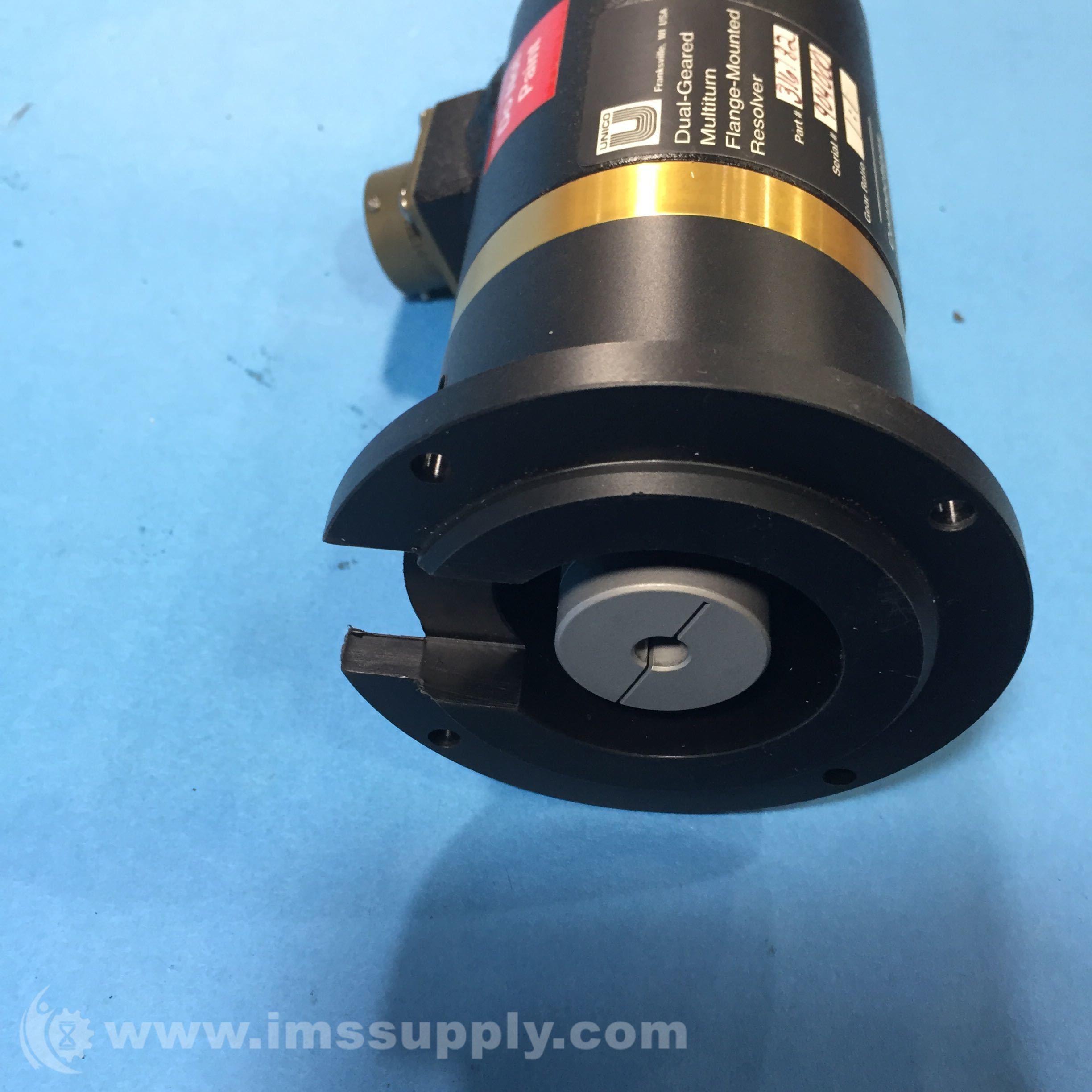 Unico 316-782 Dual-Geared Multiturn Flange-Mounted Resolver - IMS Supply