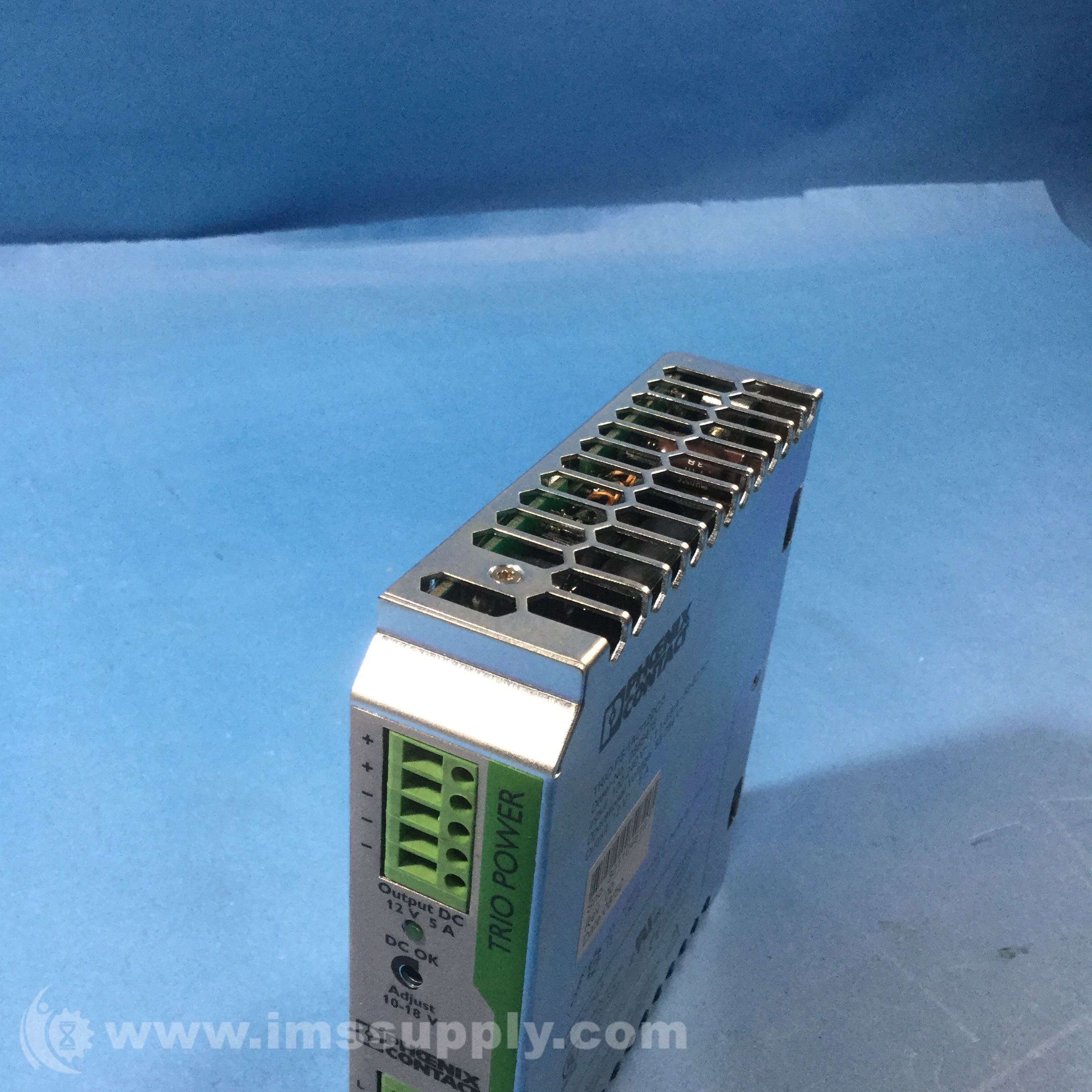 Phoenix Contact 2866475 Power Supply, AC-DC, 12V 5A, 85-264 VIn - IMS ...