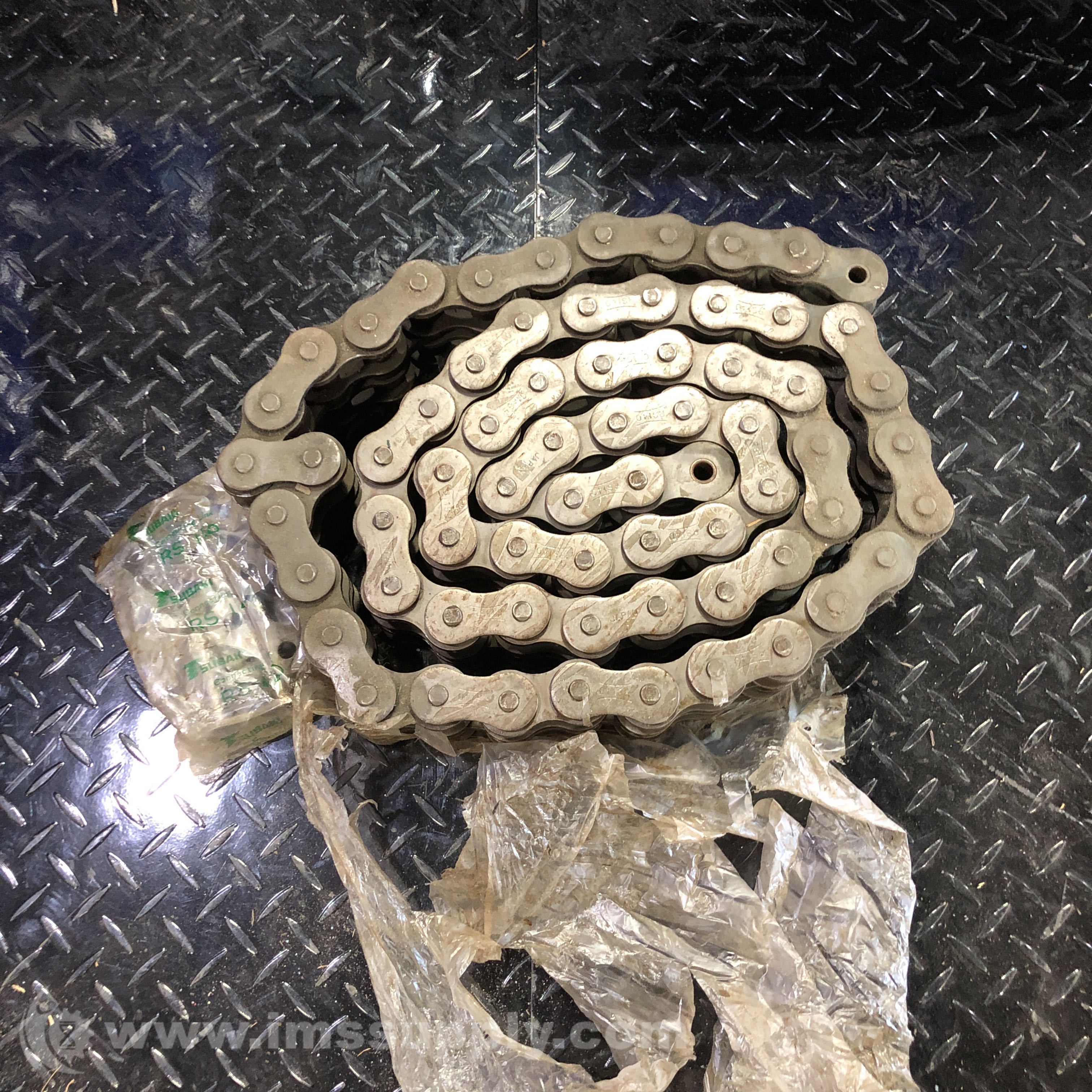 Tsubaki Chain Co. RS1402 RP 68 Link Steel Roller Chain IMS Supply