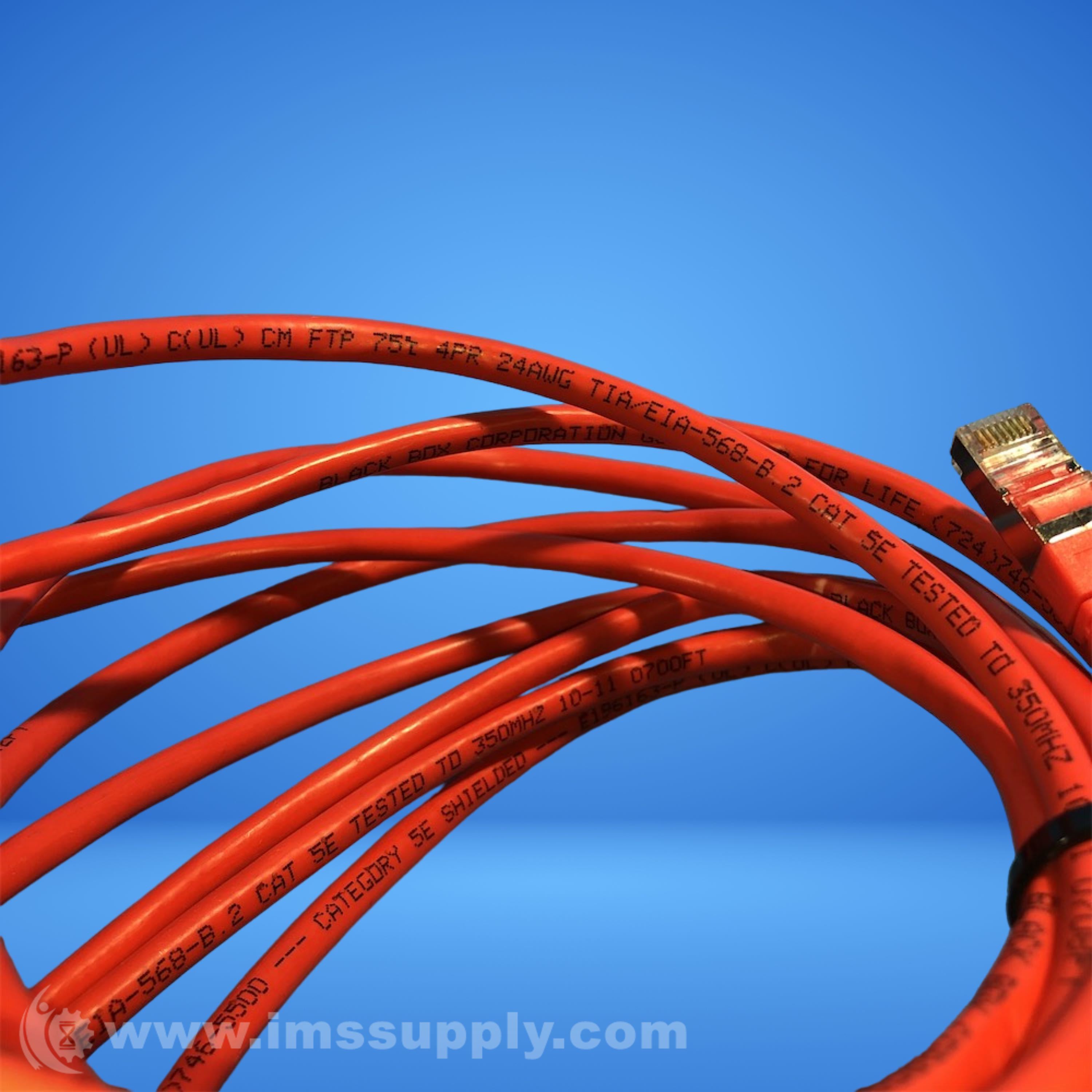 Black Box Corp WKST-11-P1/PRI-SW1-2.3 Cat5E Ethernet Cable - IMS Supply