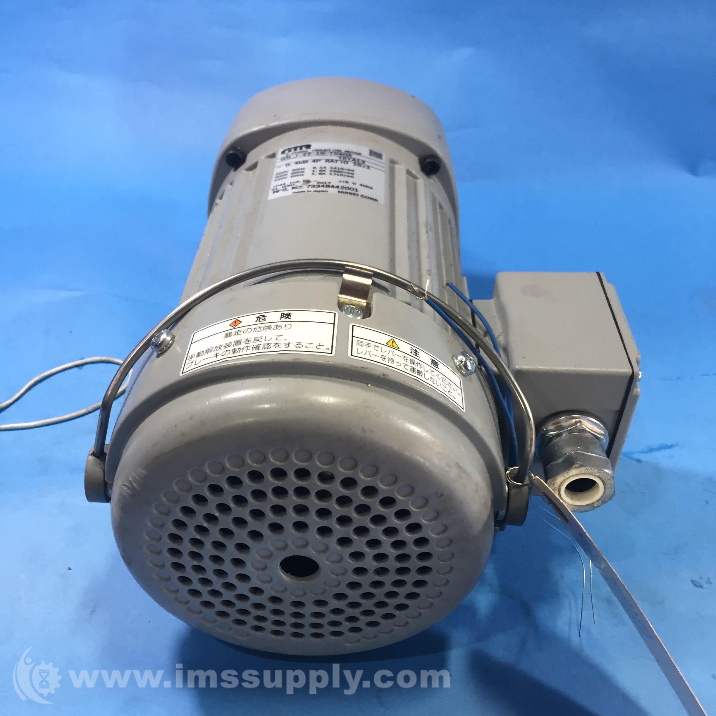 Nissei Corp. G3LJ-22-15-TO40A 3-Phase GTR Gearmotor - IMS Supply