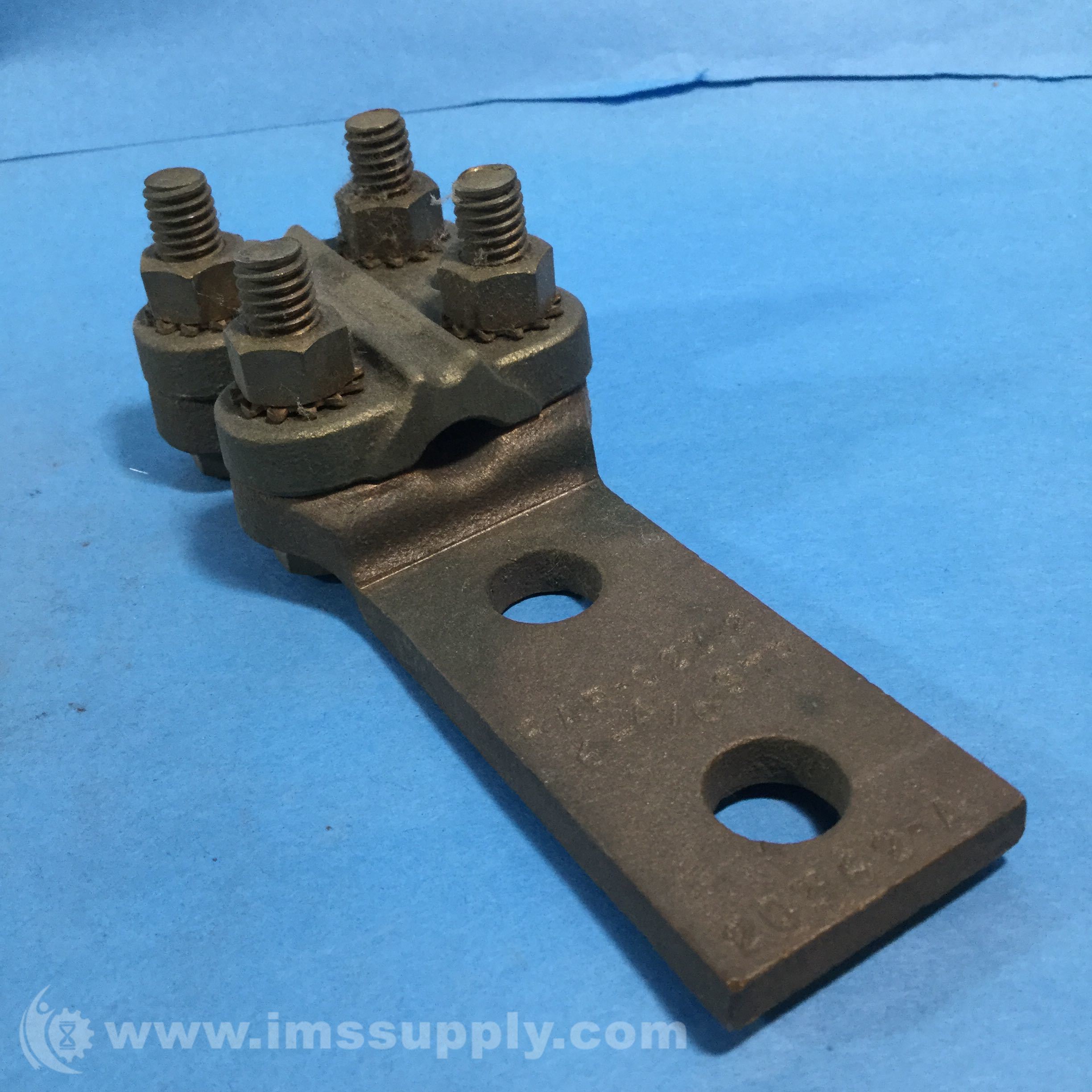 Penn-Union RAR-021-2 Bronze 2-hole Terminal Lug - IMS Supply
