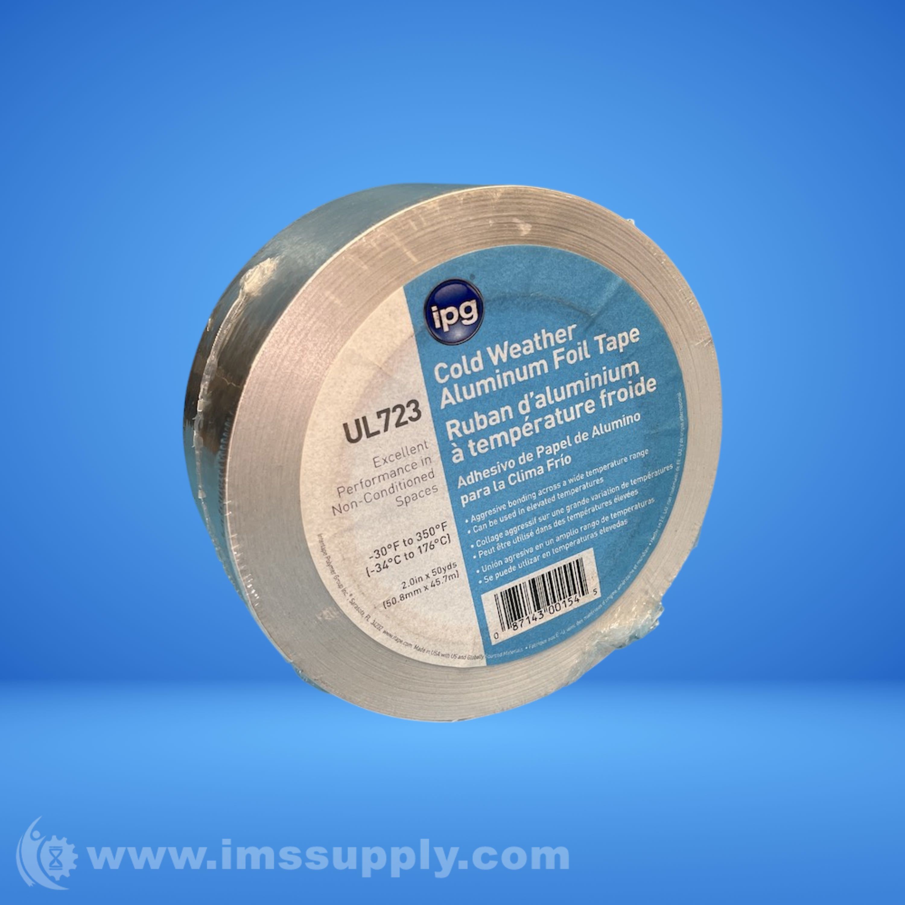 Intertape UL723 Cold Weather Aluminum Foil Tape - IMS Supply